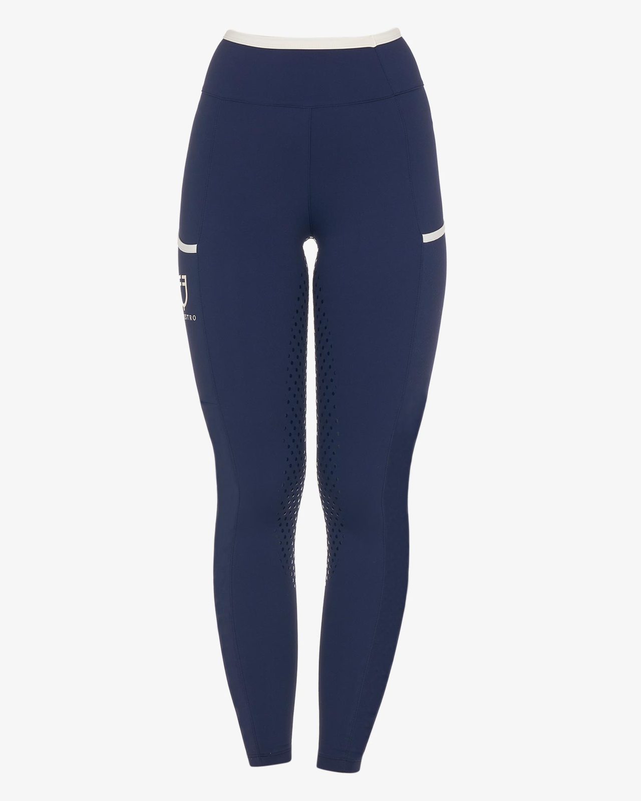 Leggins donna con decorazioni perforate