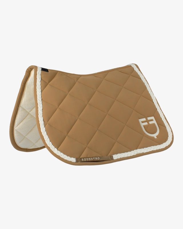 Braided cord jumping saddle pad