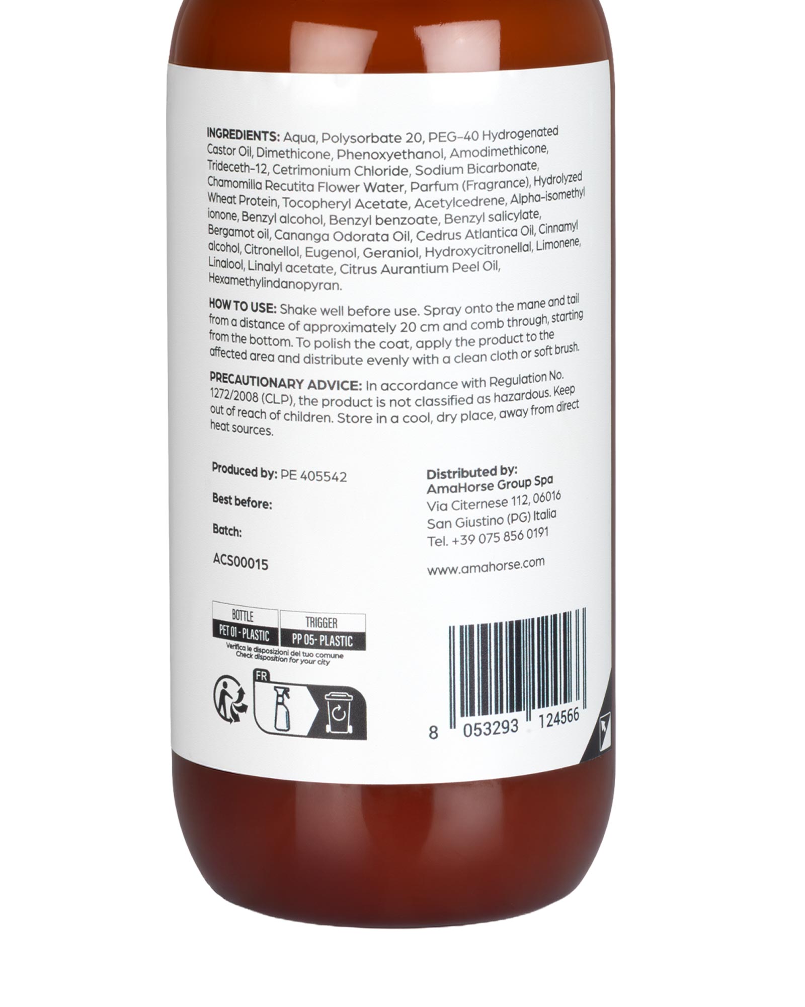 Honey and vanilla detangler 500ml