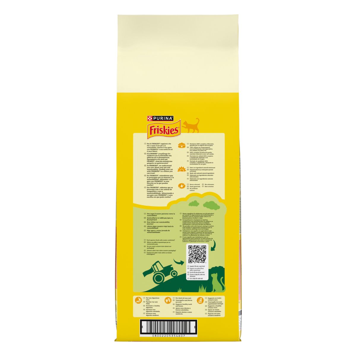 FRISKIES® Cat Adult Crocchette con mix di Manzo e Pollo e con Verdure