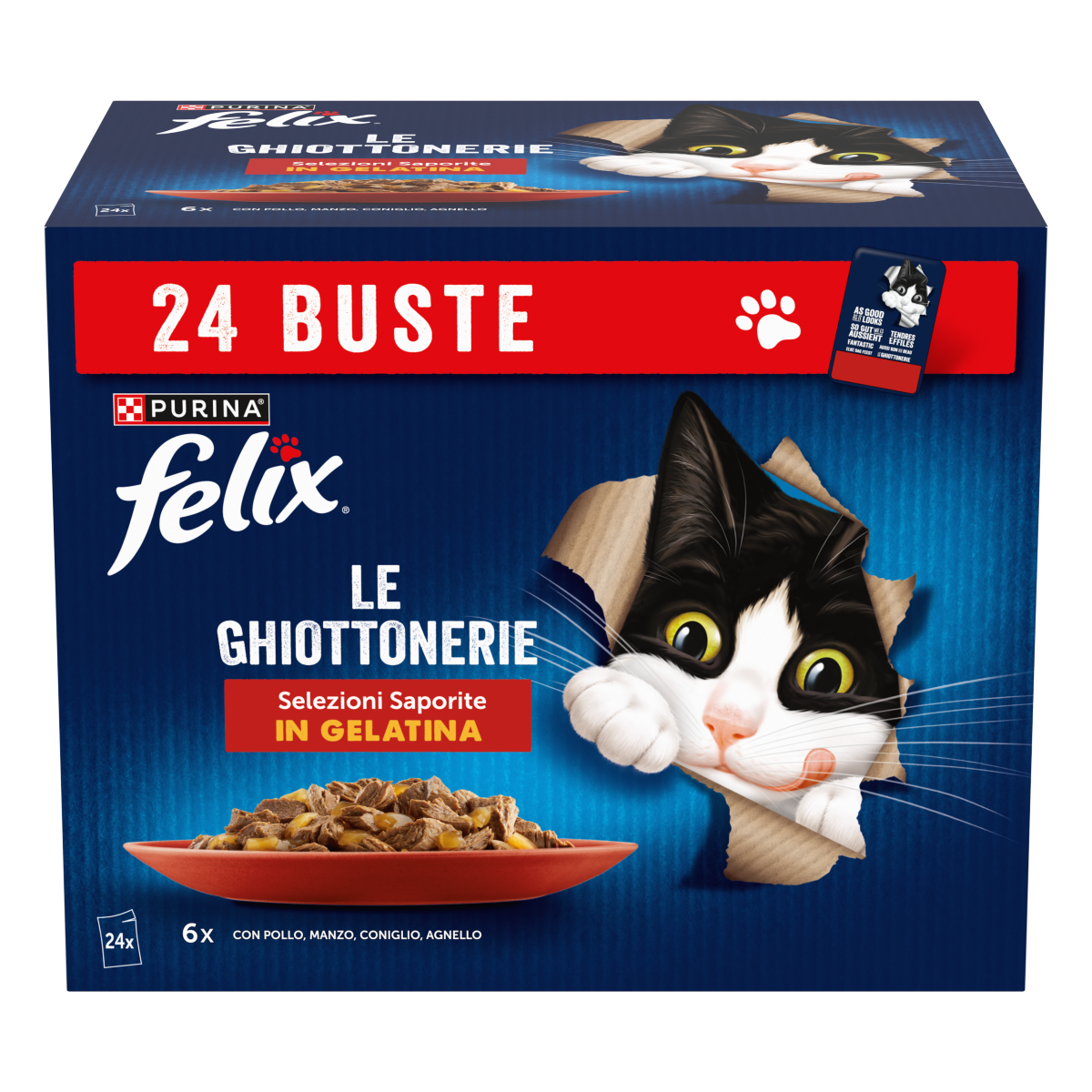 Felix Ghiottonerie Selezioni Saporite - (Pollo/Manzo/Coniglio/Agnello)