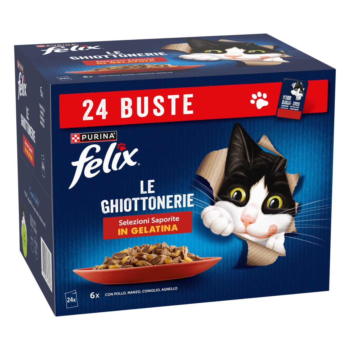 Felix Ghiottonerie Selezioni Saporite - (Pollo/Manzo/Coniglio/Agnello)