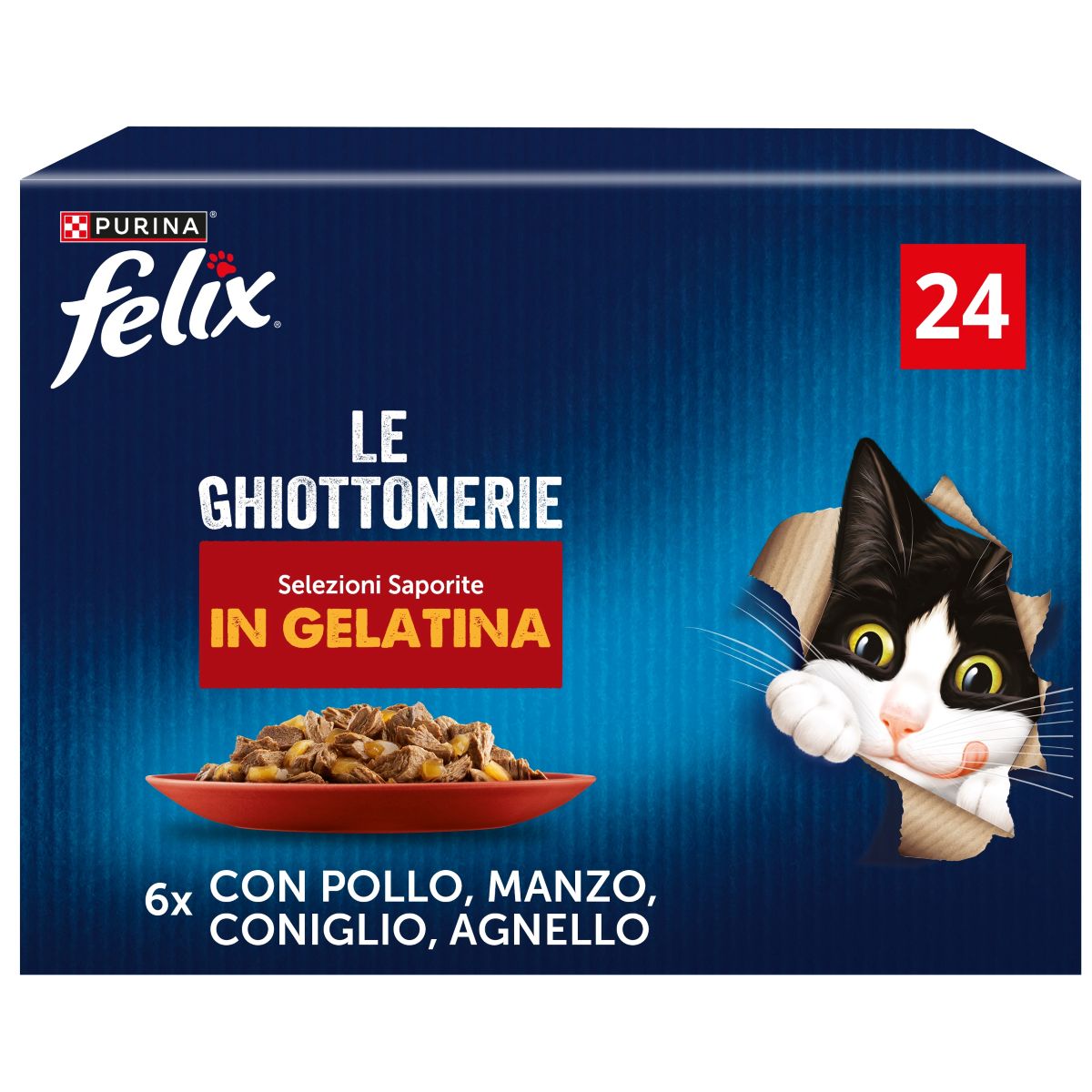 Felix Ghiottonerie Selezioni Saporite - (Pollo/Manzo/Coniglio/Agnello)