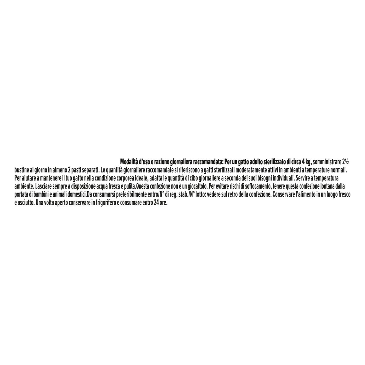 PURINA® PRO PLAN® Adult STERILISED MAINTENANCE con coniglio in salsa