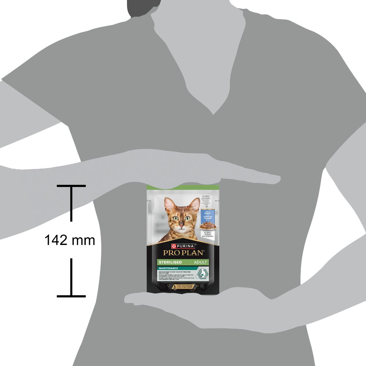 PURINA® PRO PLAN® Adult STERILISED MAINTENANCE con coniglio in salsa