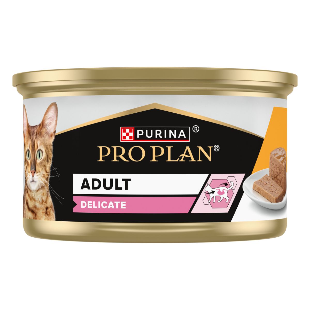 PURINA® PRO PLAN® DELICATE Mousse, ricco in pollo
