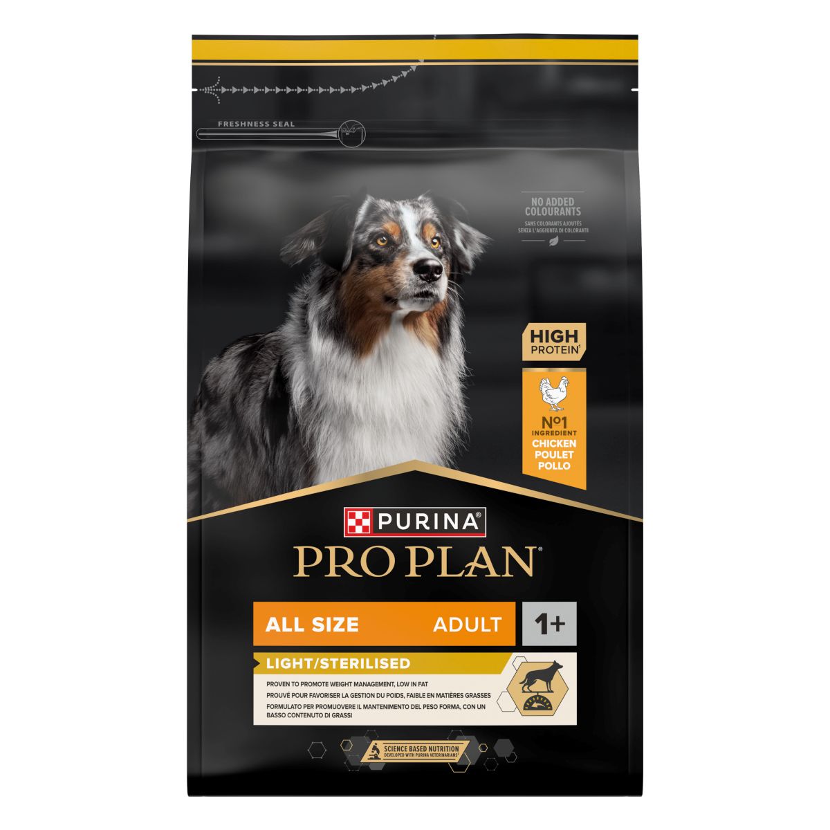 Purina Pro Plan All Size Adult Light / Sterilised Ricco In Pollo
