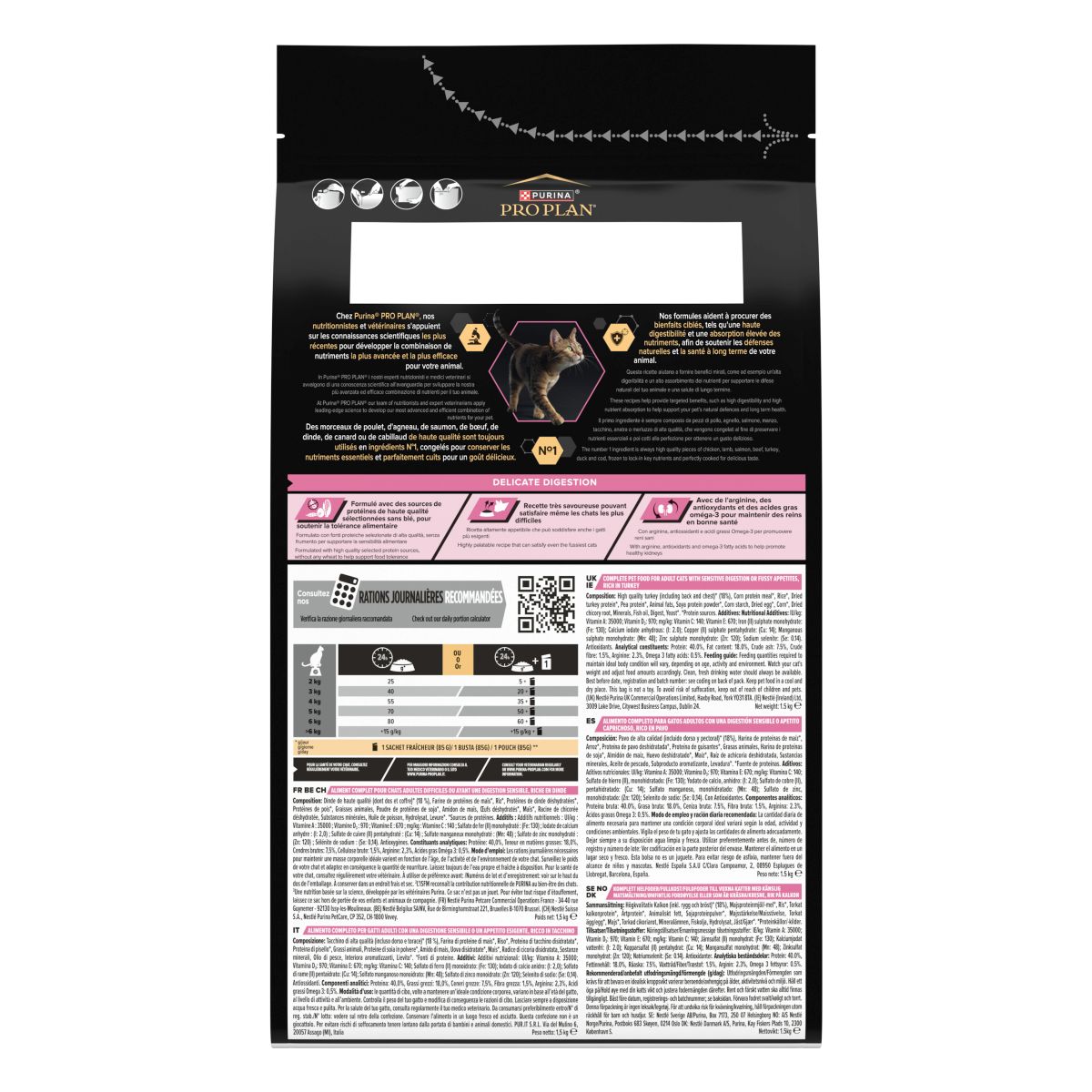 PURINA PRO PLAN® Delicate Gatto Crocchette ricco in tacchino