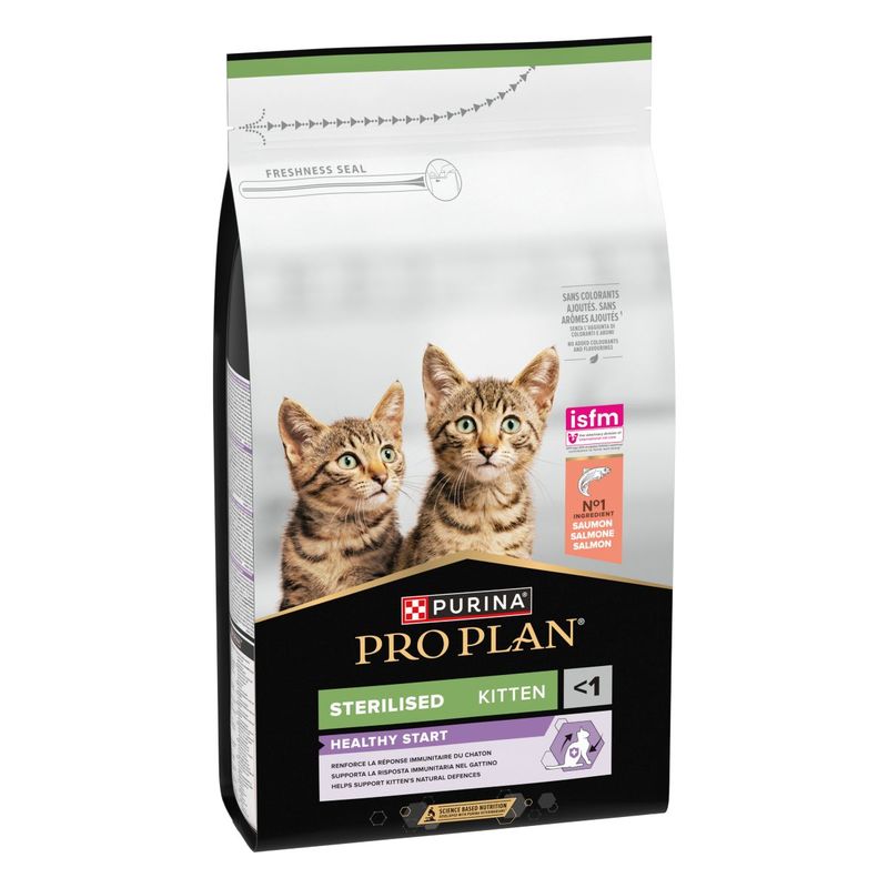 Purina Pro Plan Salmone Pro Plan Sterilised Kitten Crocchette Ricche In | Purinashop 1,5 Kg