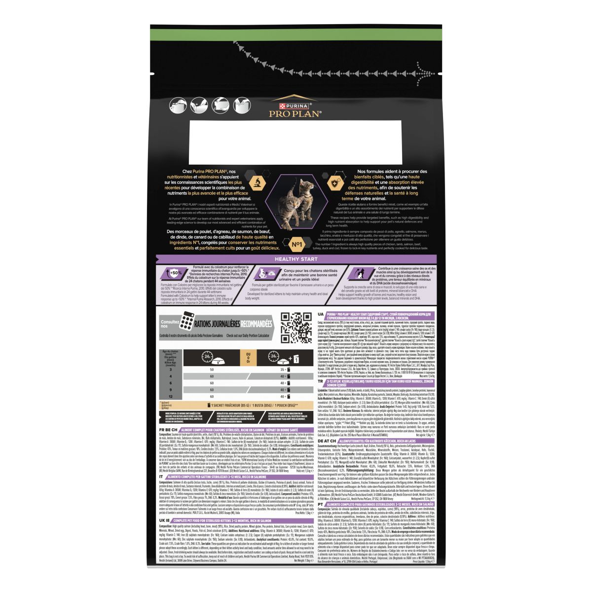 PURINA PRO PLAN® STERILISED Kitten Crocchette ricche in Salmone