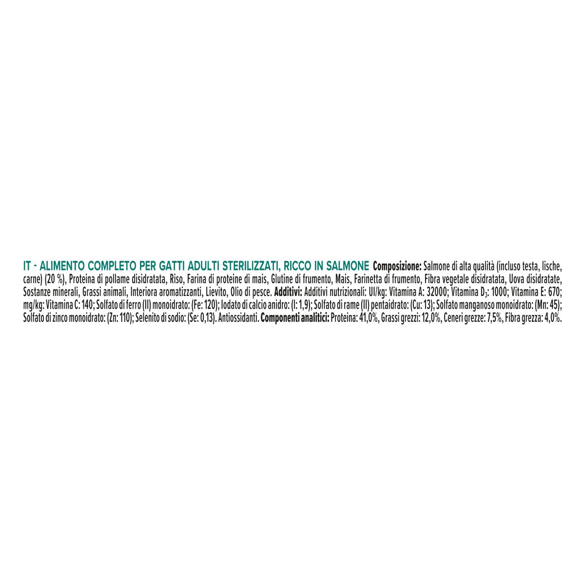 PURINA PRO PLAN® Sterilised Gatto Crocchette ricco in salmone