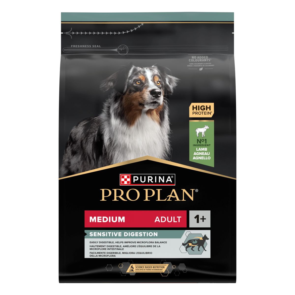 Purina Pro Plan Medium Adult Sensitive Digestion Ricco In Agnello

