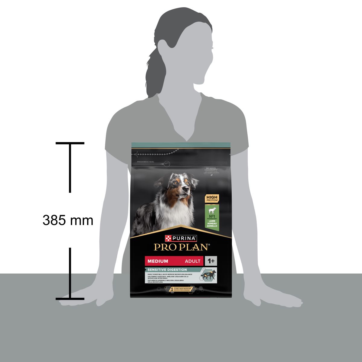 Purina Pro Plan Medium Adult Sensitive Digestion Ricco In Agnello

