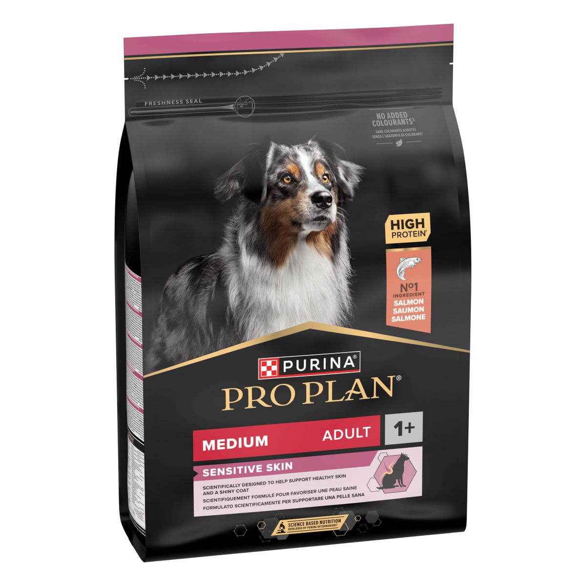 Purina Pro Plan Medium Adult Sensitive Skin Ricco In Salmone
