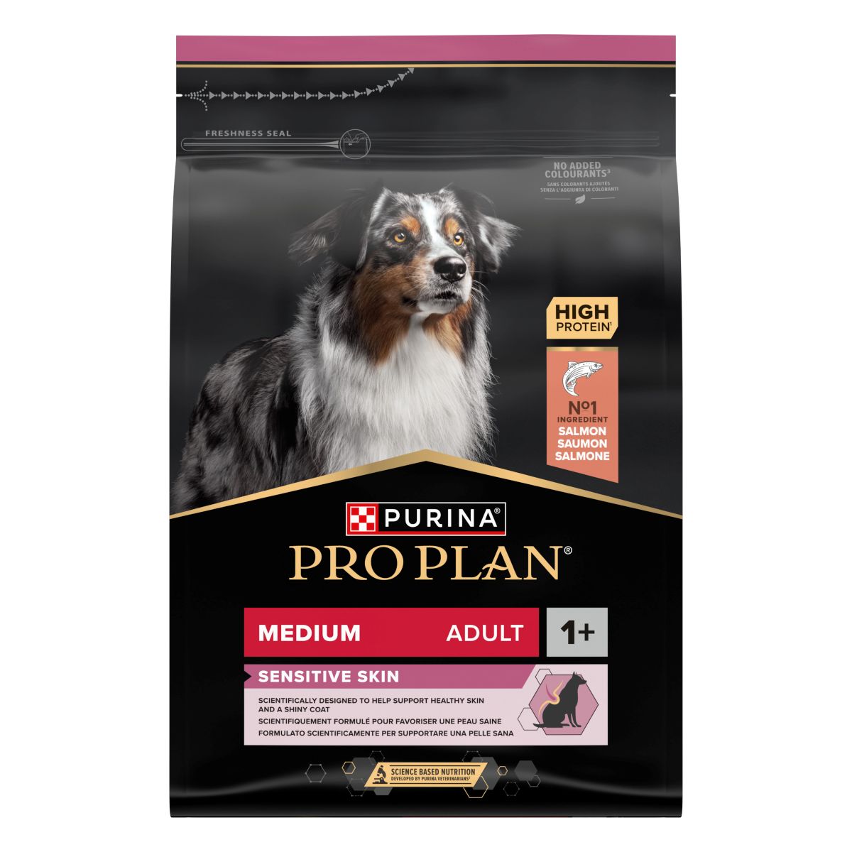 Purina Pro Plan Medium Adult Sensitive Skin Ricco In Salmone
