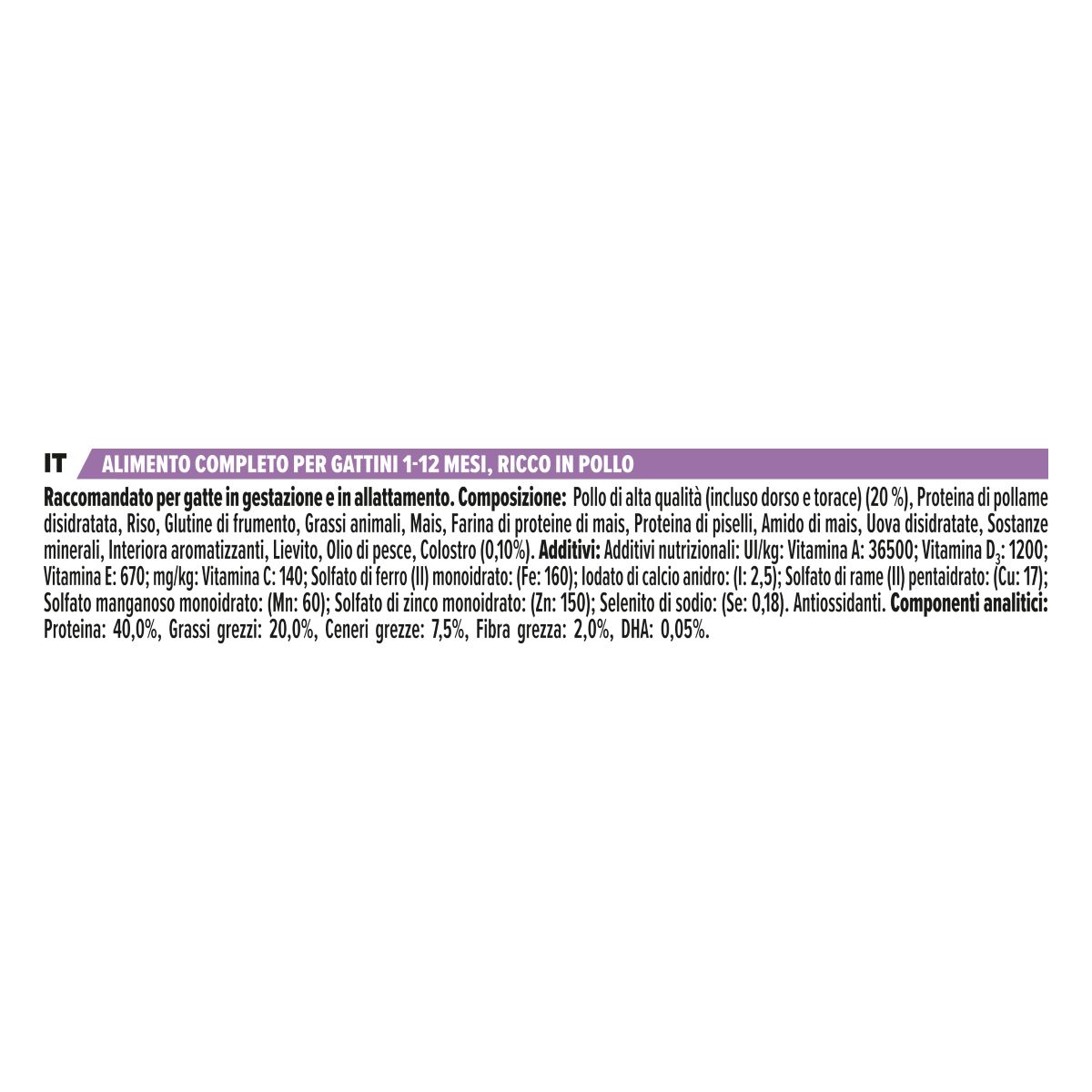 Purina Pro Plan Kitten 1-12 Mesi Healthy Start Ricco In Pollo