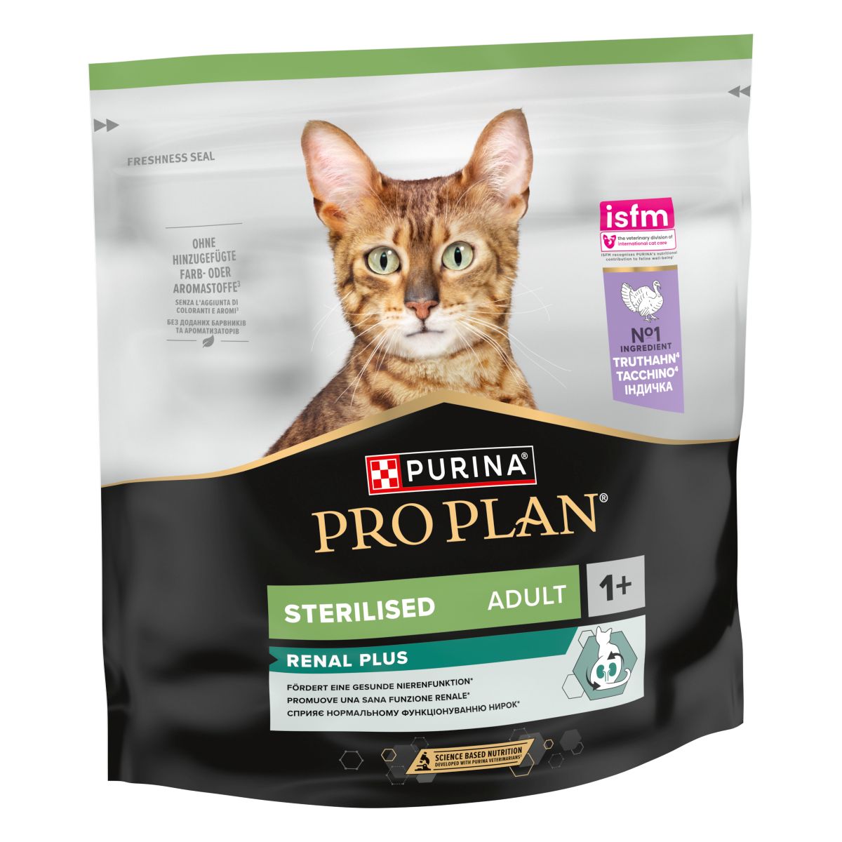 PURINA PRO PLAN® Sterilised Adult 1+ Renal Plus Ricco In Tacchino