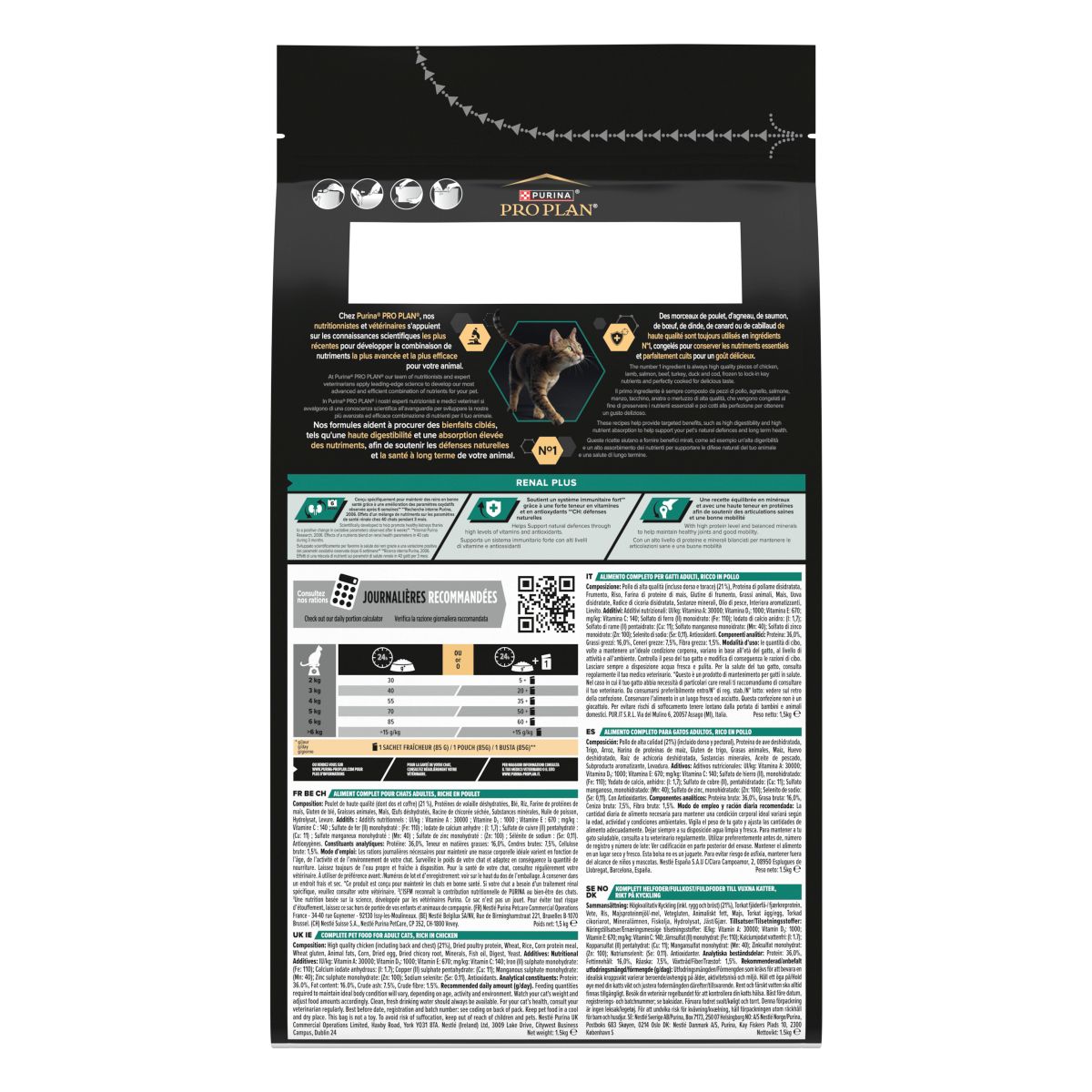 PURINA PRO PLAN® Adult 1+ Renal Plus Ricco In Pollo