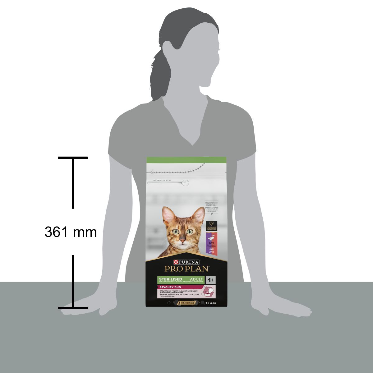 PURINA PRO PLAN® Sterilised Adult 1+ Savoury Duo Ricco in Anatra e Fegato