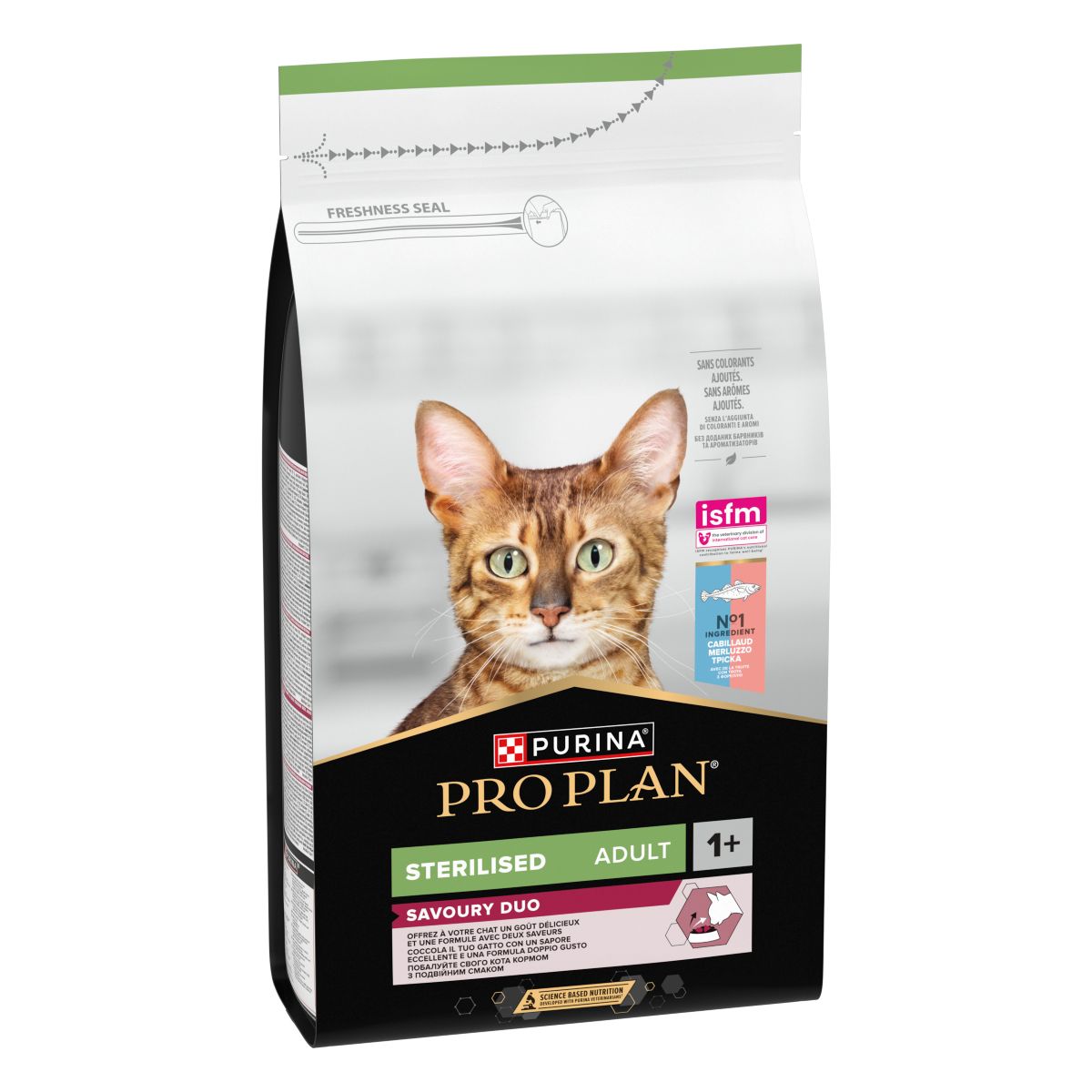 PURINA PRO PLAN® Sterilised Adult 1+ Savoury Duo Ricco In Merluzzo E Trota