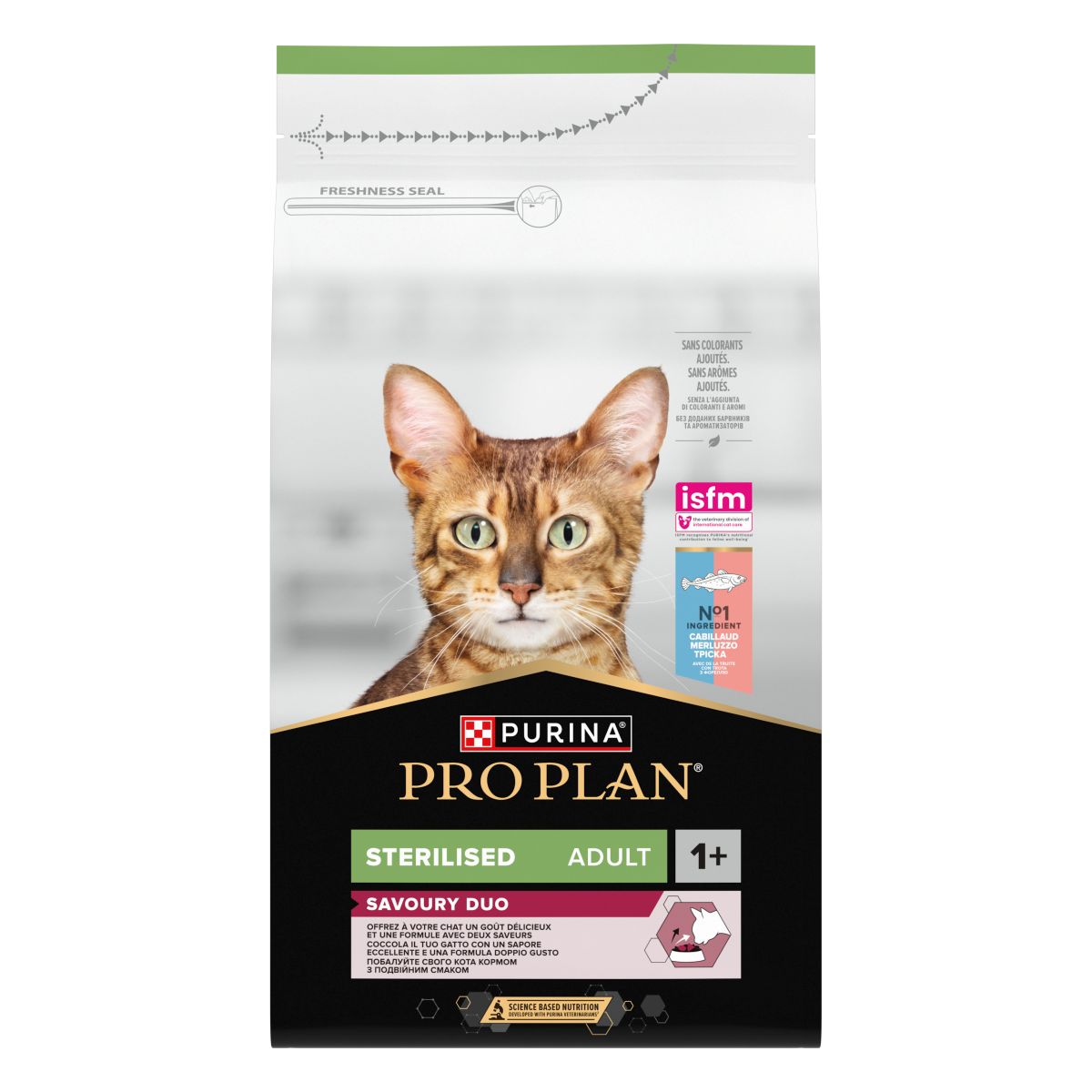 PURINA PRO PLAN® Sterilised Adult 1+ Savoury Duo Ricco In Merluzzo E Trota