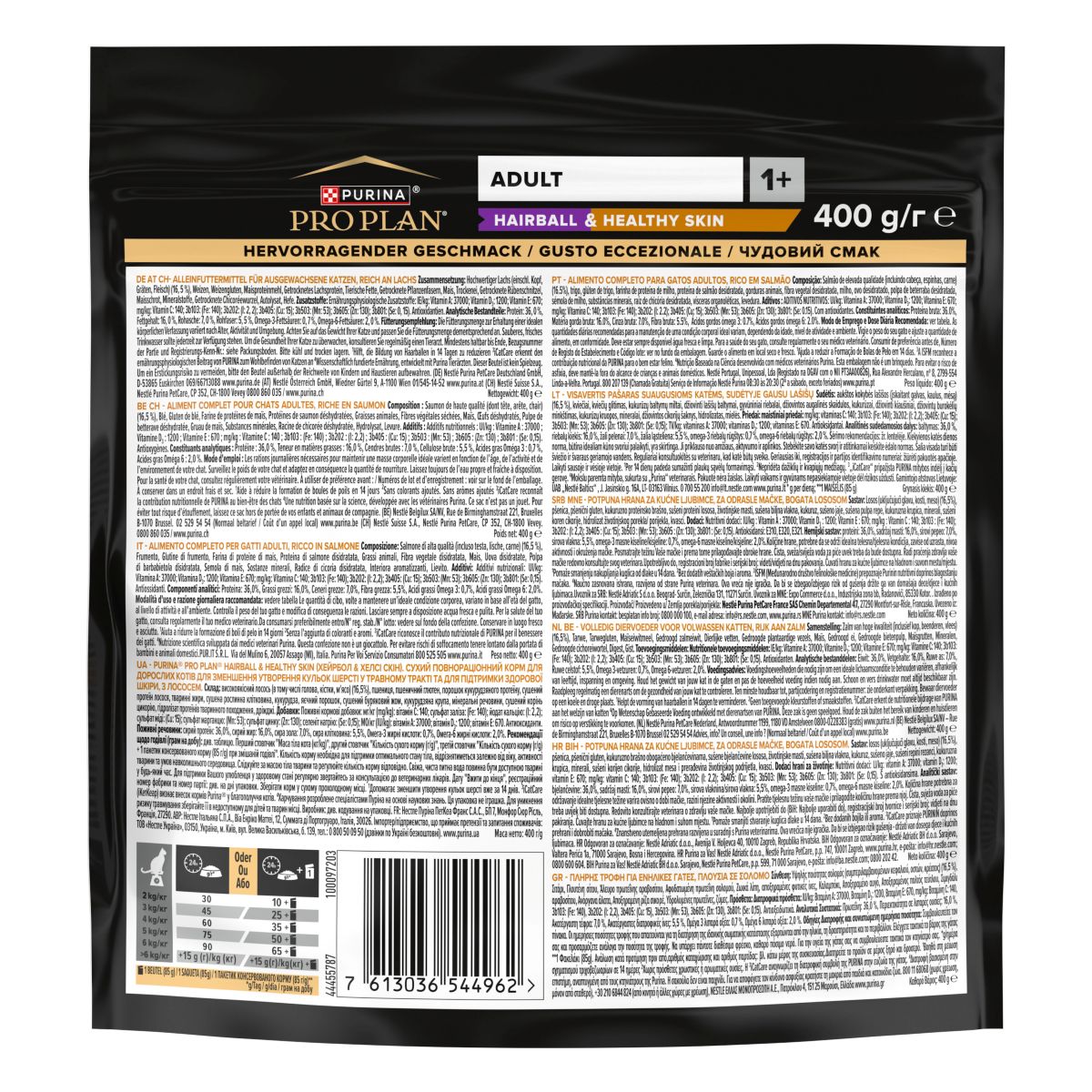 PURINA PRO PLAN® ELEGANT GATTO CROCCHETTE RICCO IN SALMONE - sacco 400 g