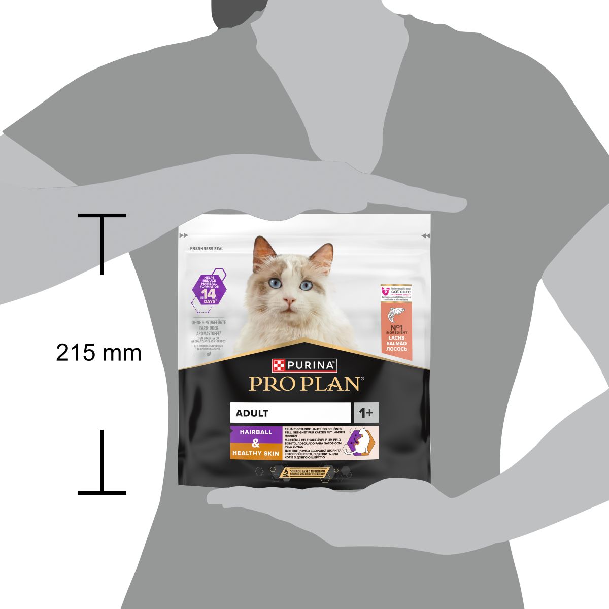 PURINA PRO PLAN® ELEGANT GATTO CROCCHETTE RICCO IN SALMONE - sacco 400 g