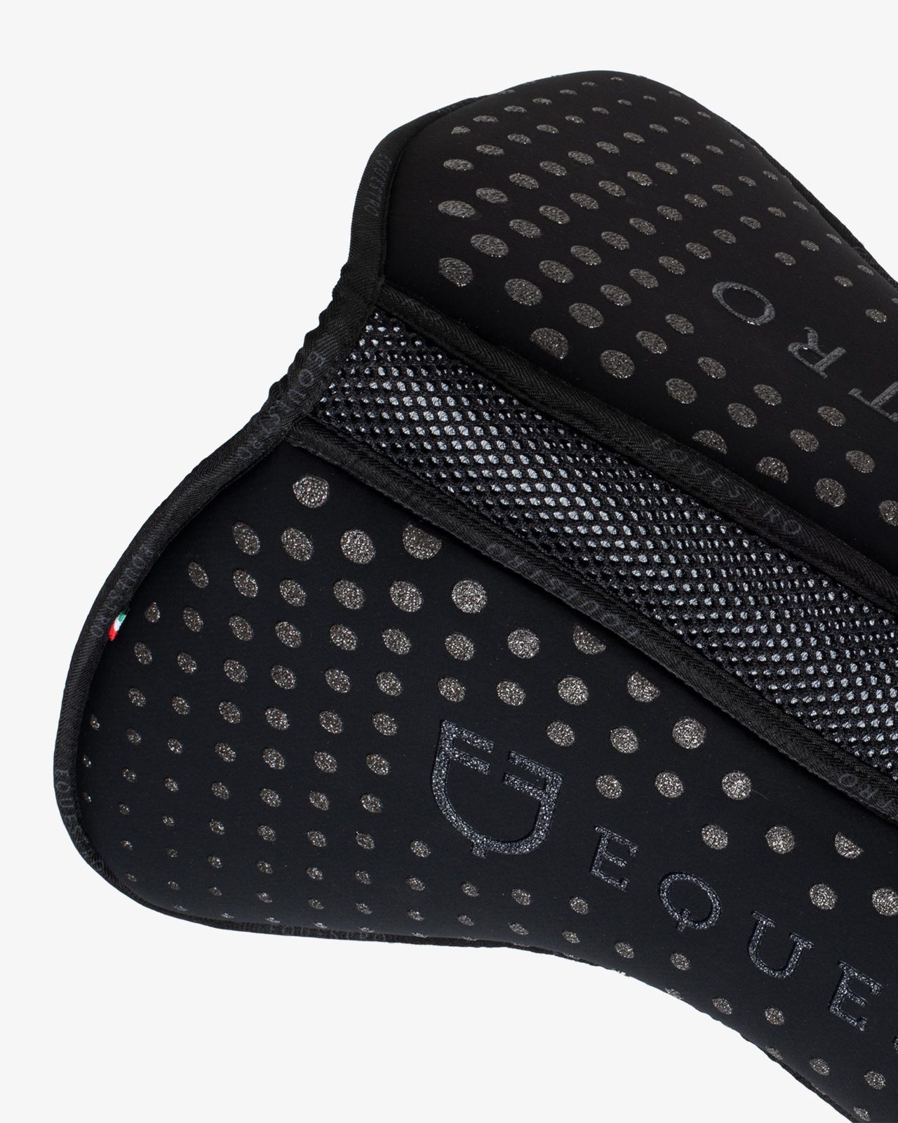 Memory foam pad silicone glitter grip and logo