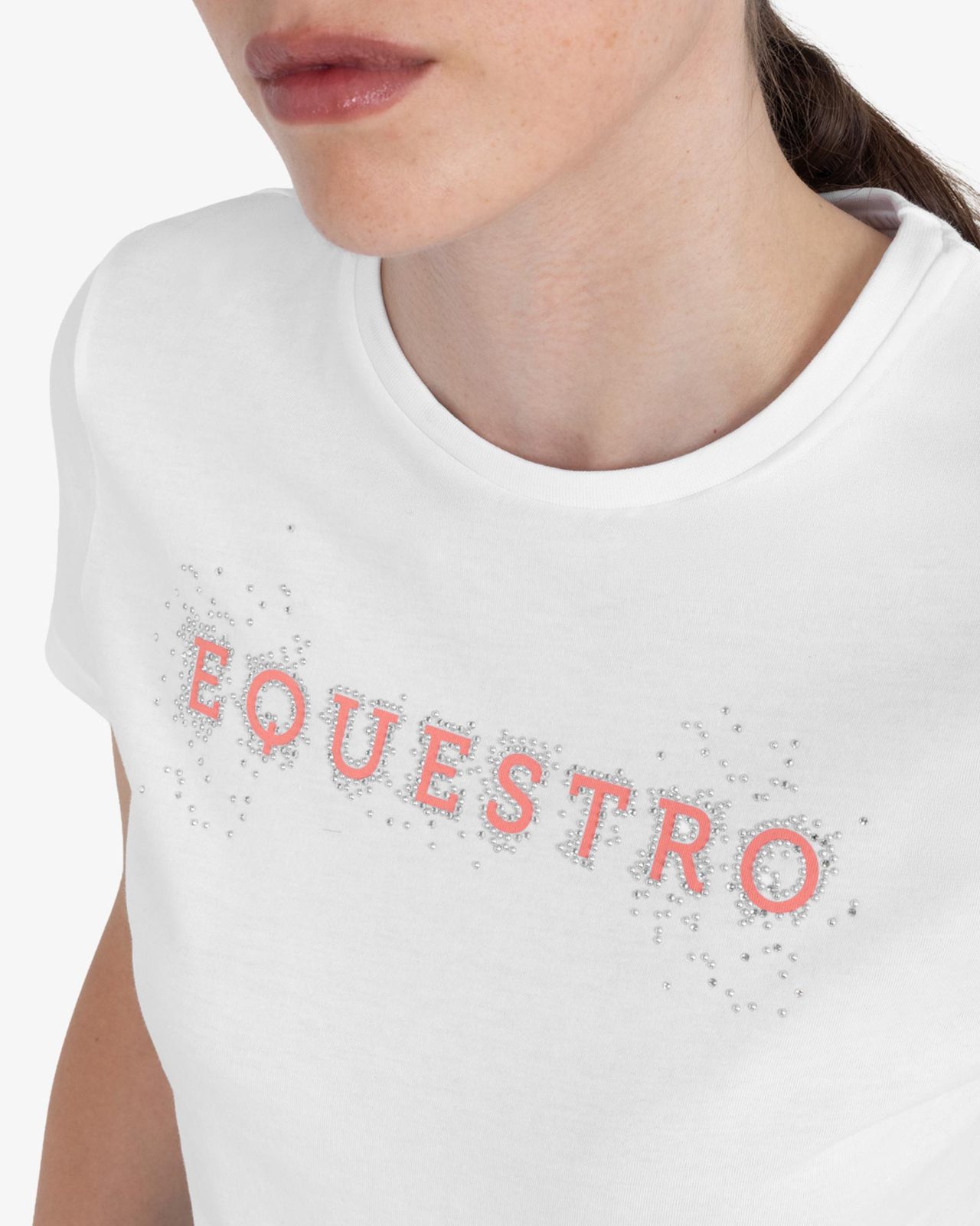 Women's Strass cotton T-shirt