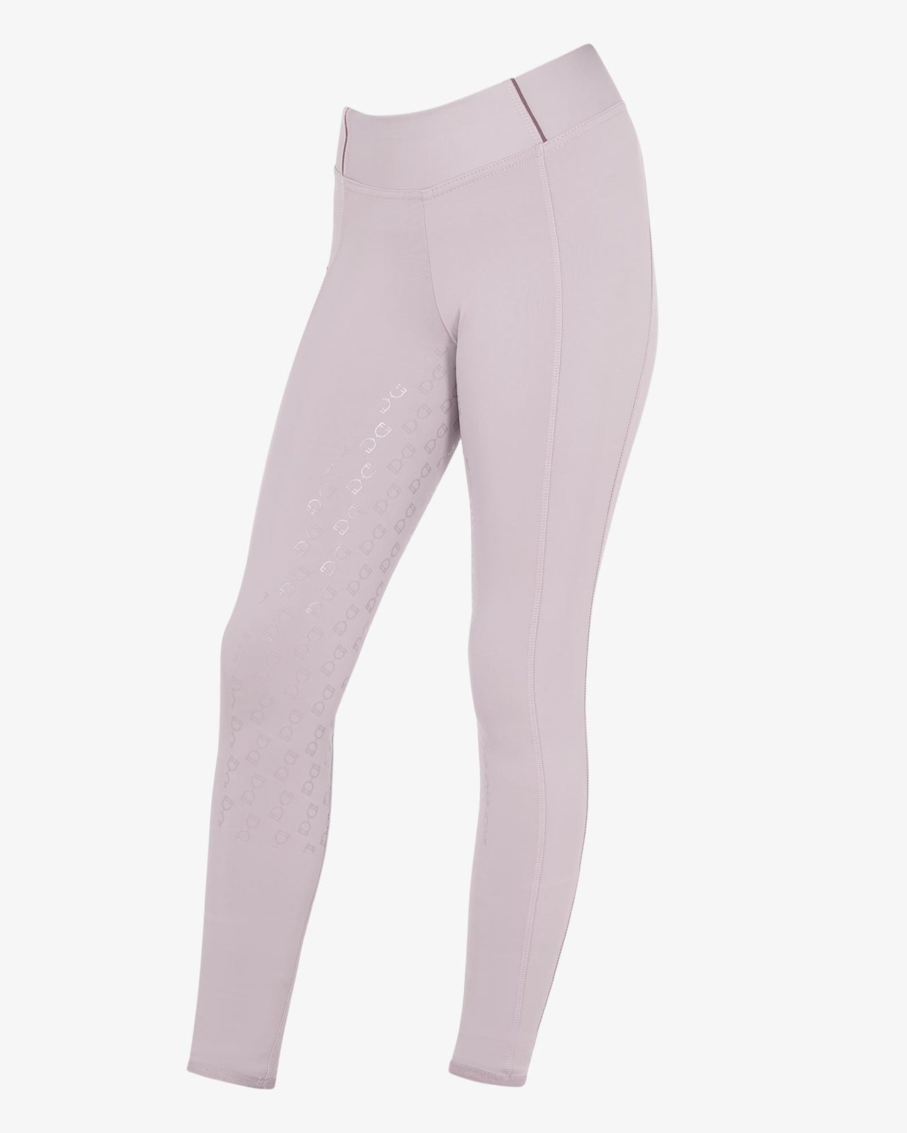 Girls' slim fit grip leggings with logo