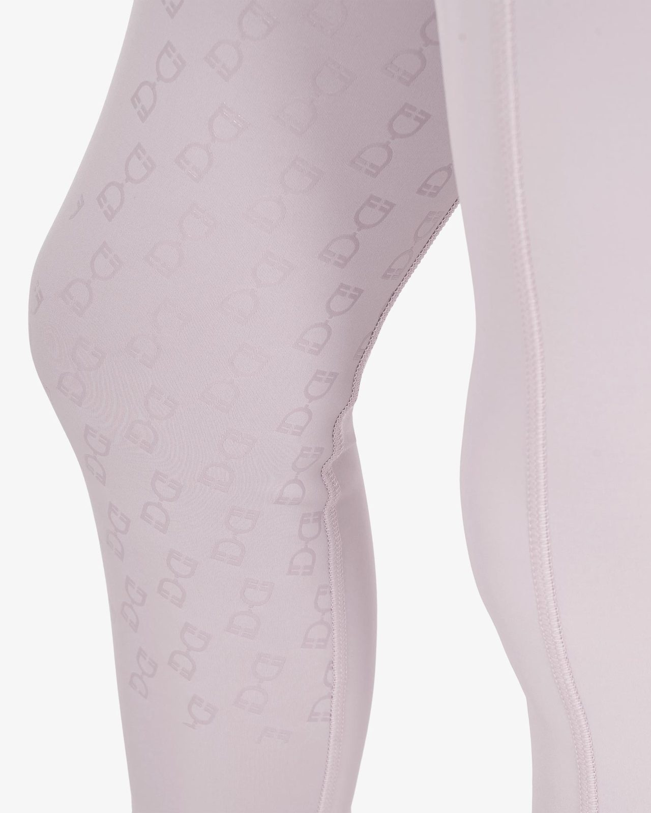 Girls' slim fit grip leggings with logo