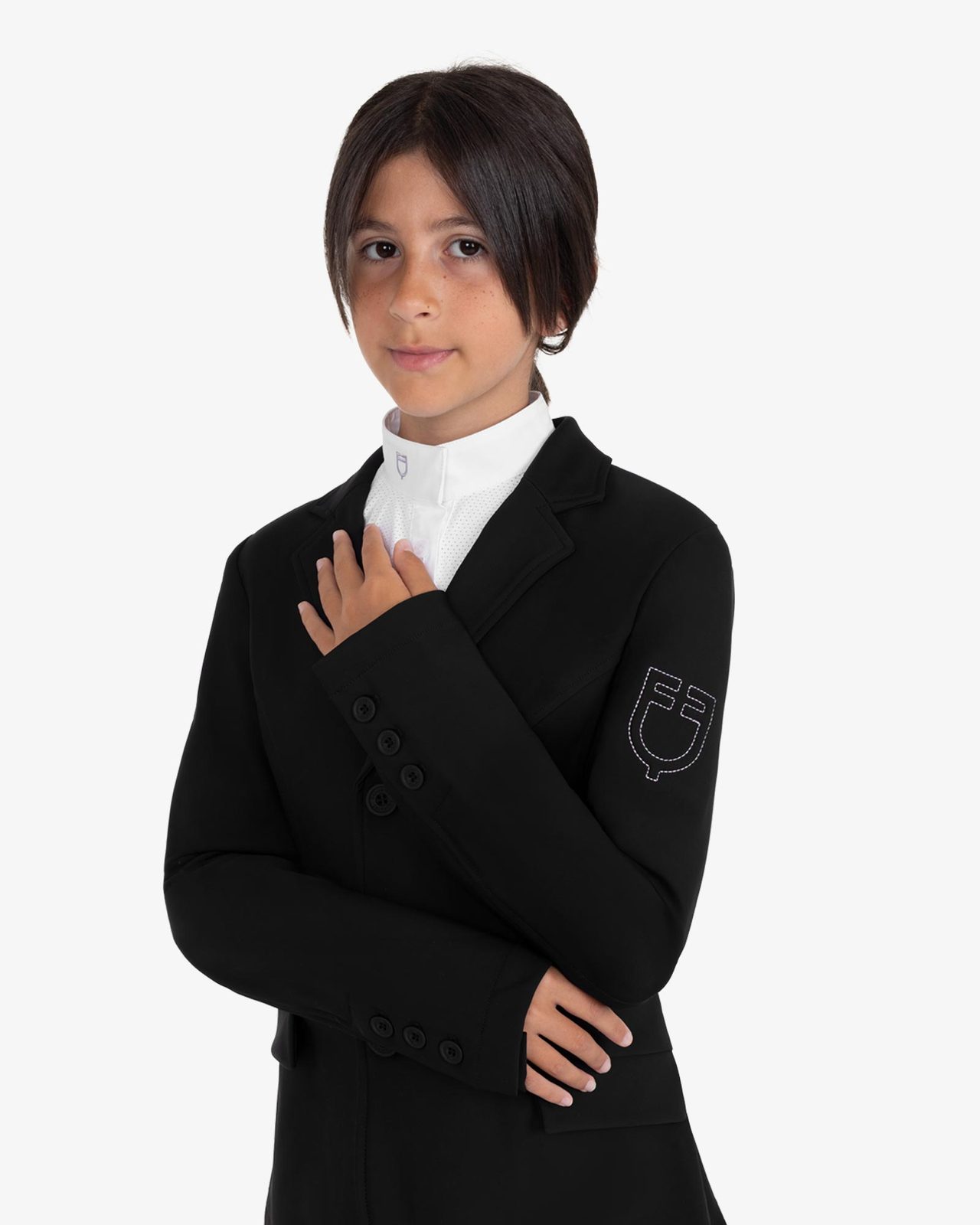 Giacca bambini da concorso slim fit tre bottoni