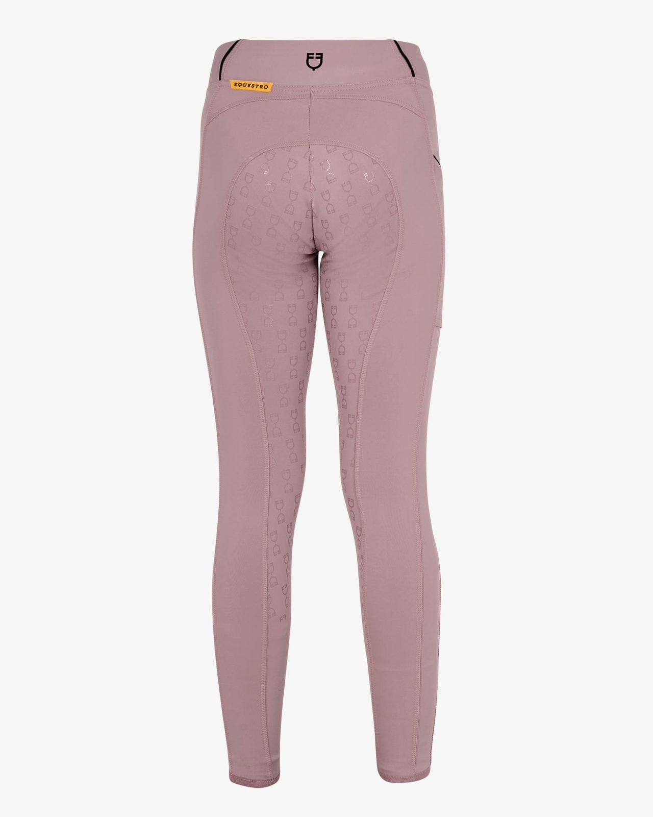 Leggings bambina slim fit grip con logo