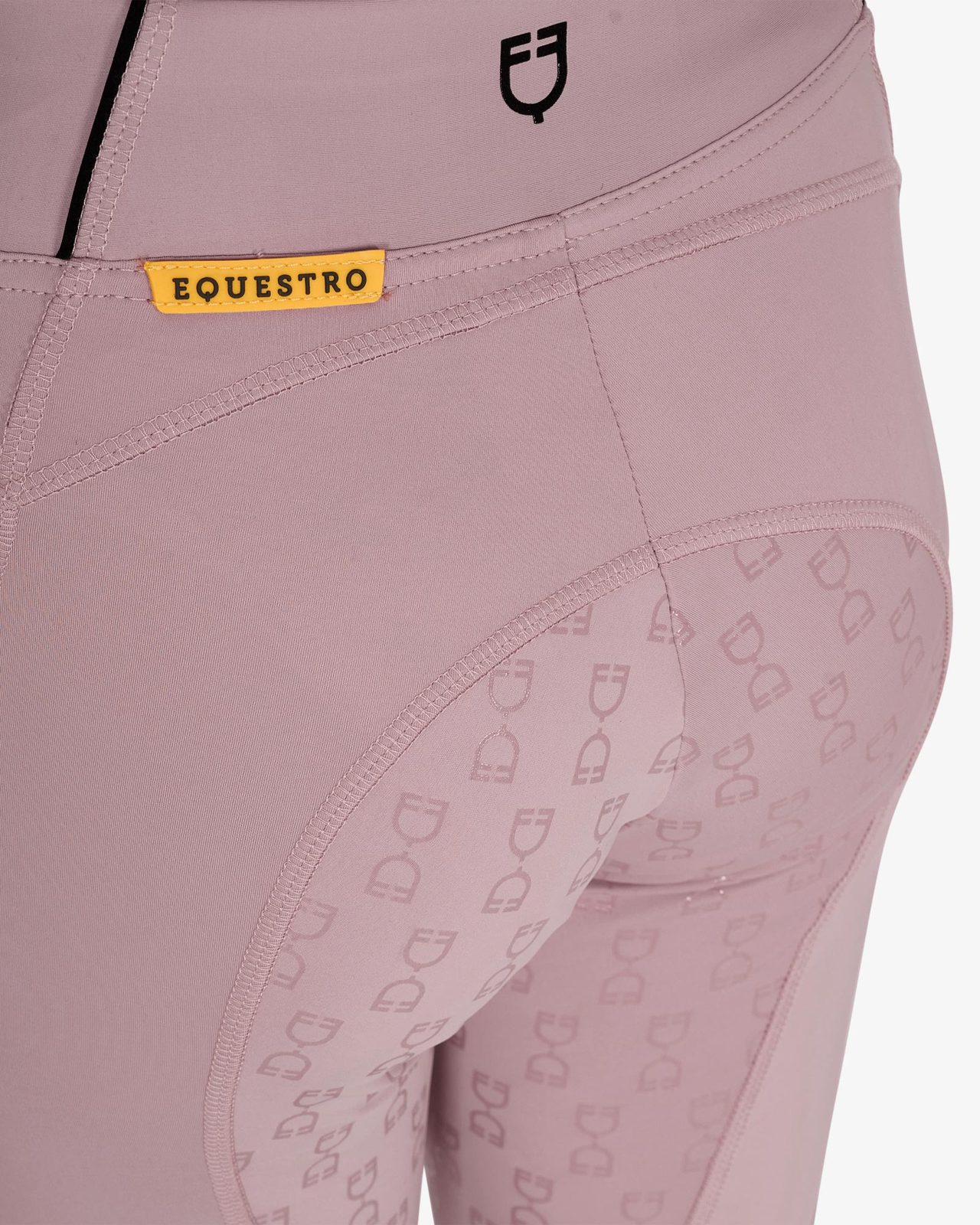 Leggings bambina slim fit grip con logo