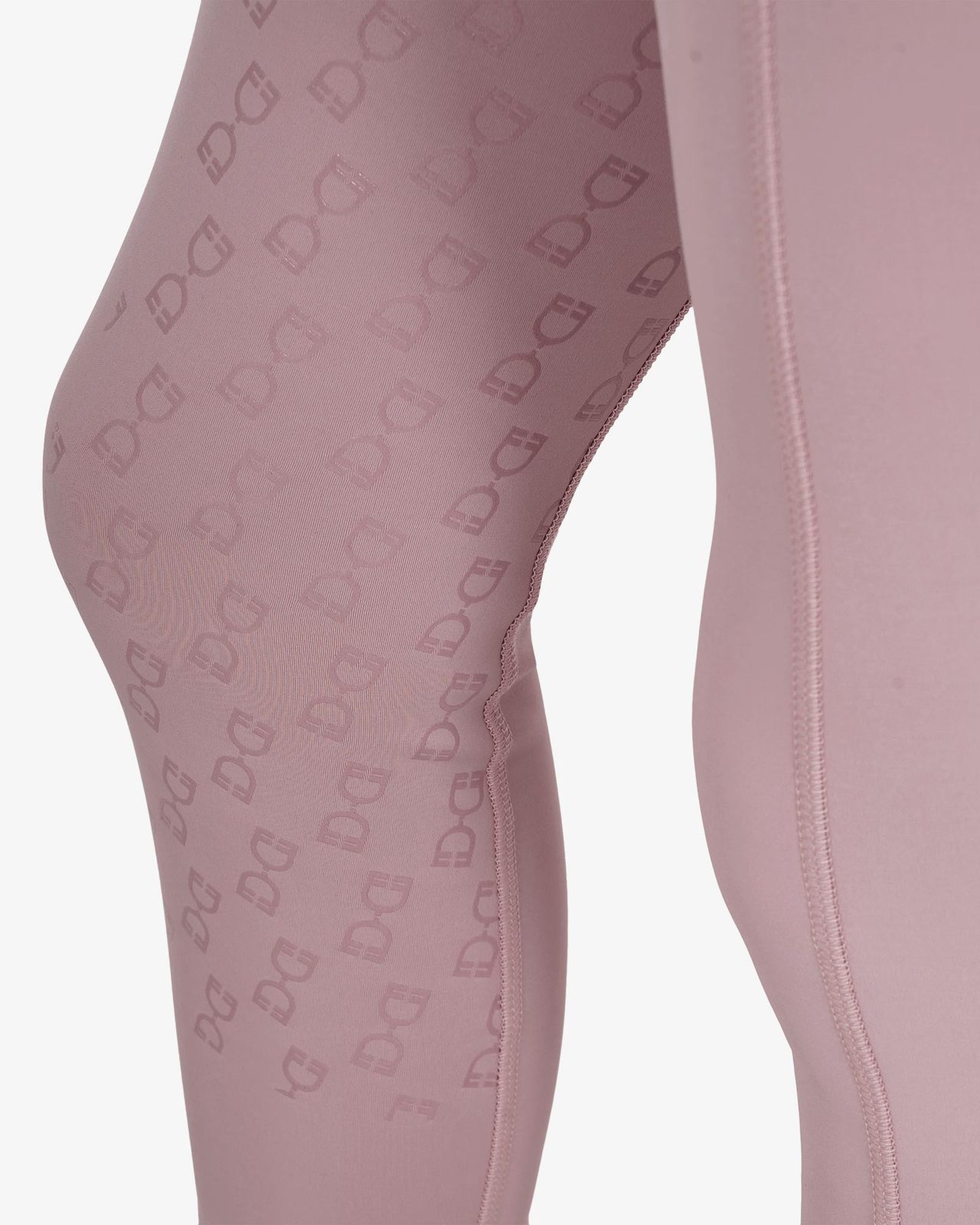 Leggings bambina slim fit grip con logo