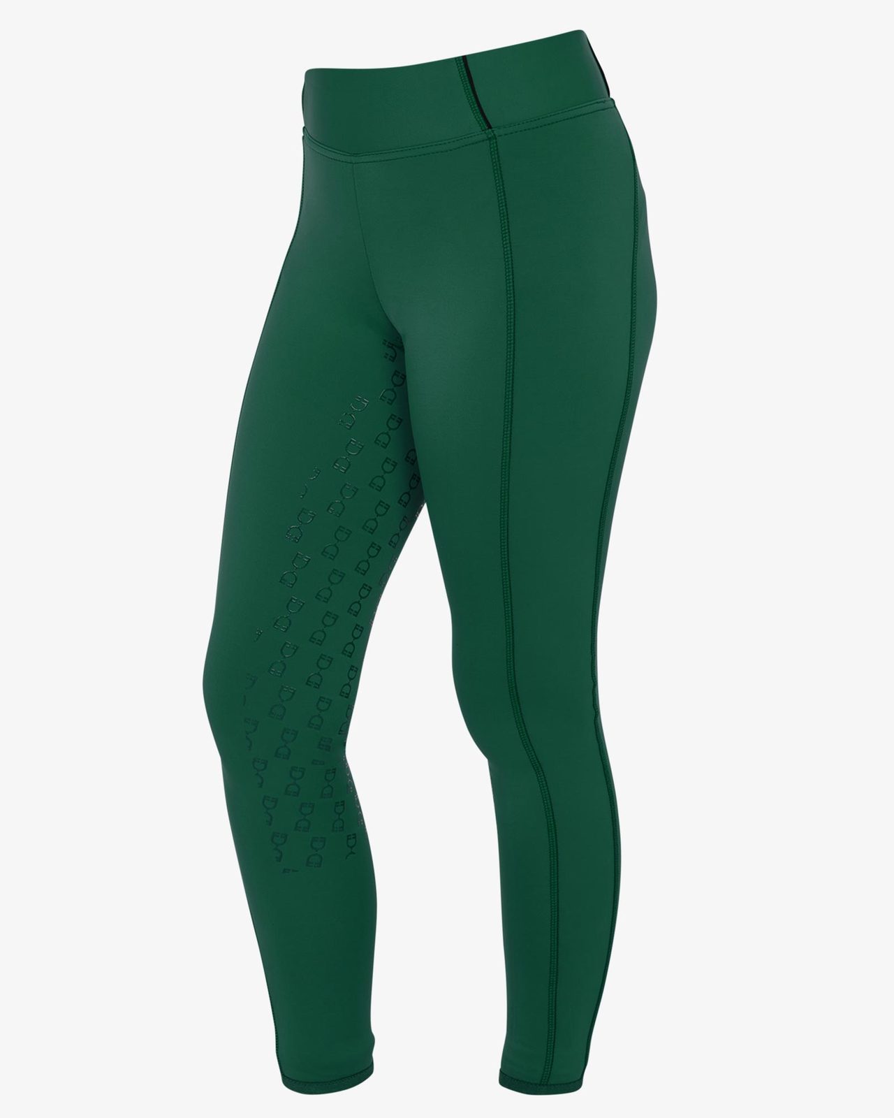 Girls' slim fit grip leggings with logo