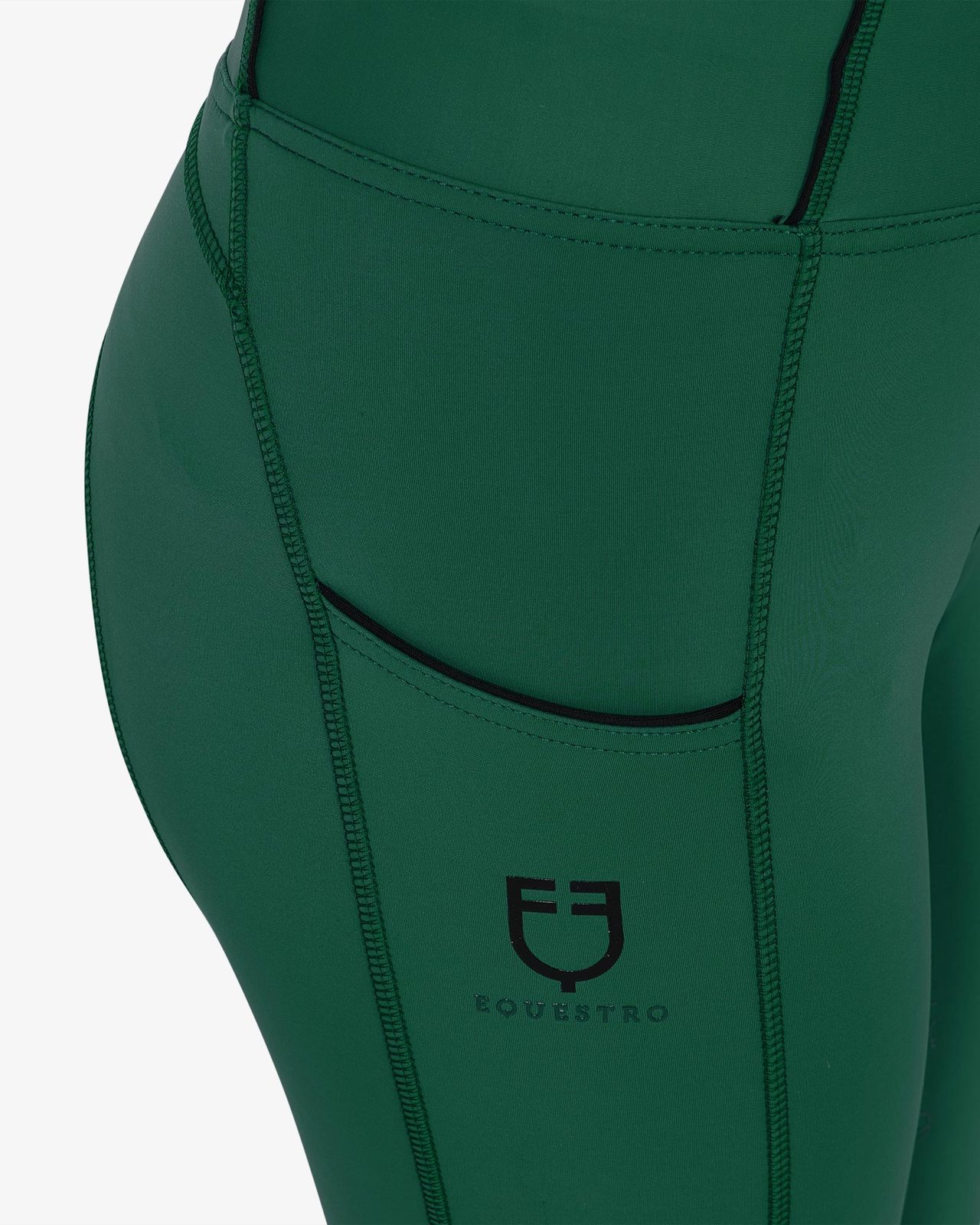 Girls' slim fit grip leggings with logo