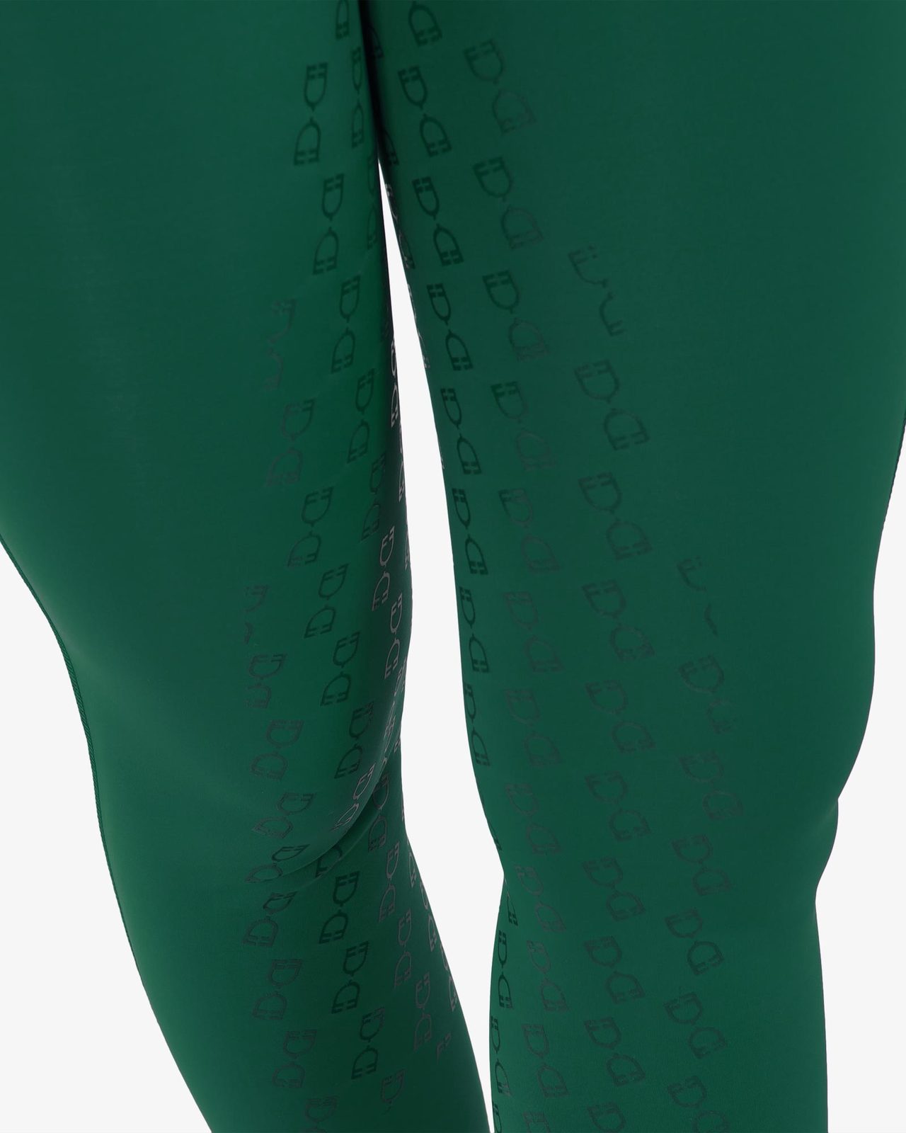 Girls' slim fit grip leggings with logo