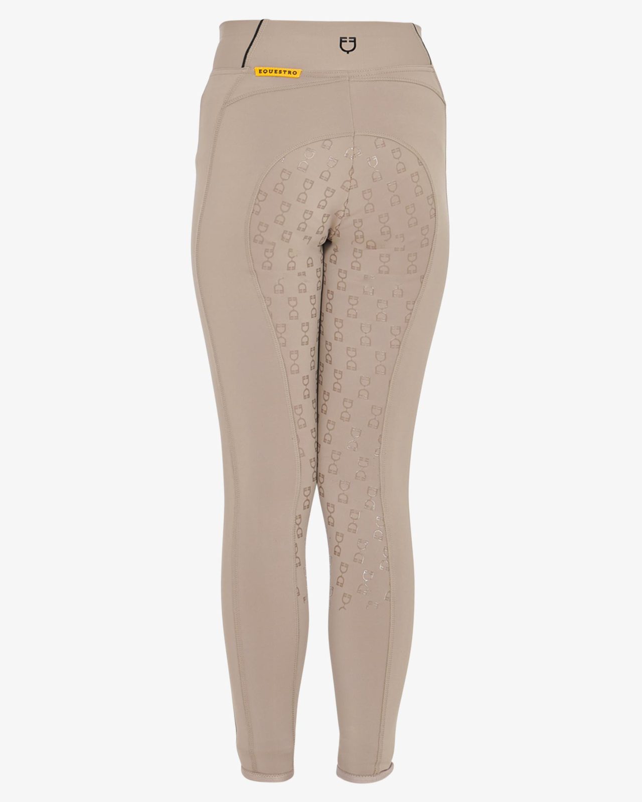 Leggings bambina slim fit grip con logo