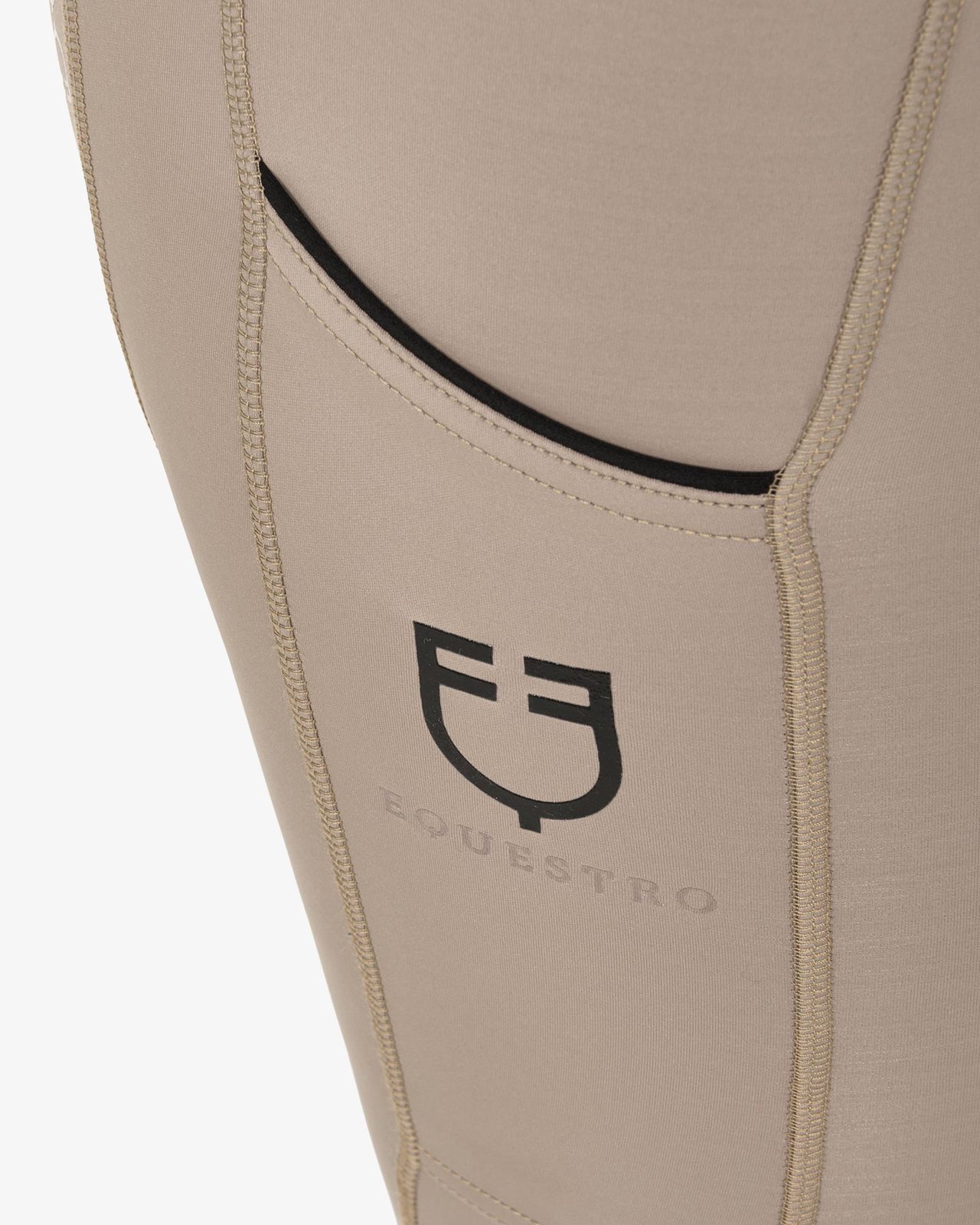 Leggings bambina slim fit grip con logo
