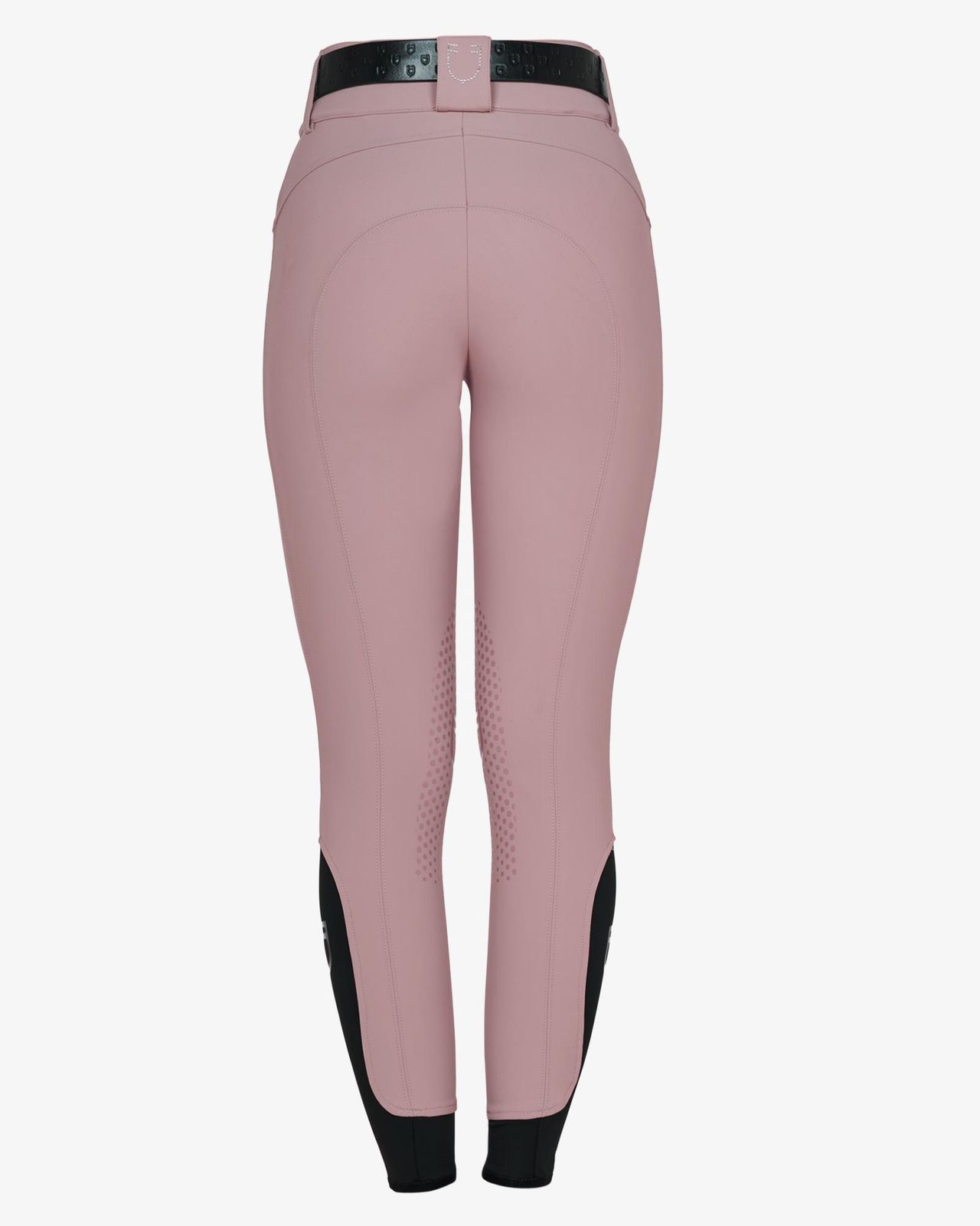 Women's high-waisted breeches with rhinestone logo