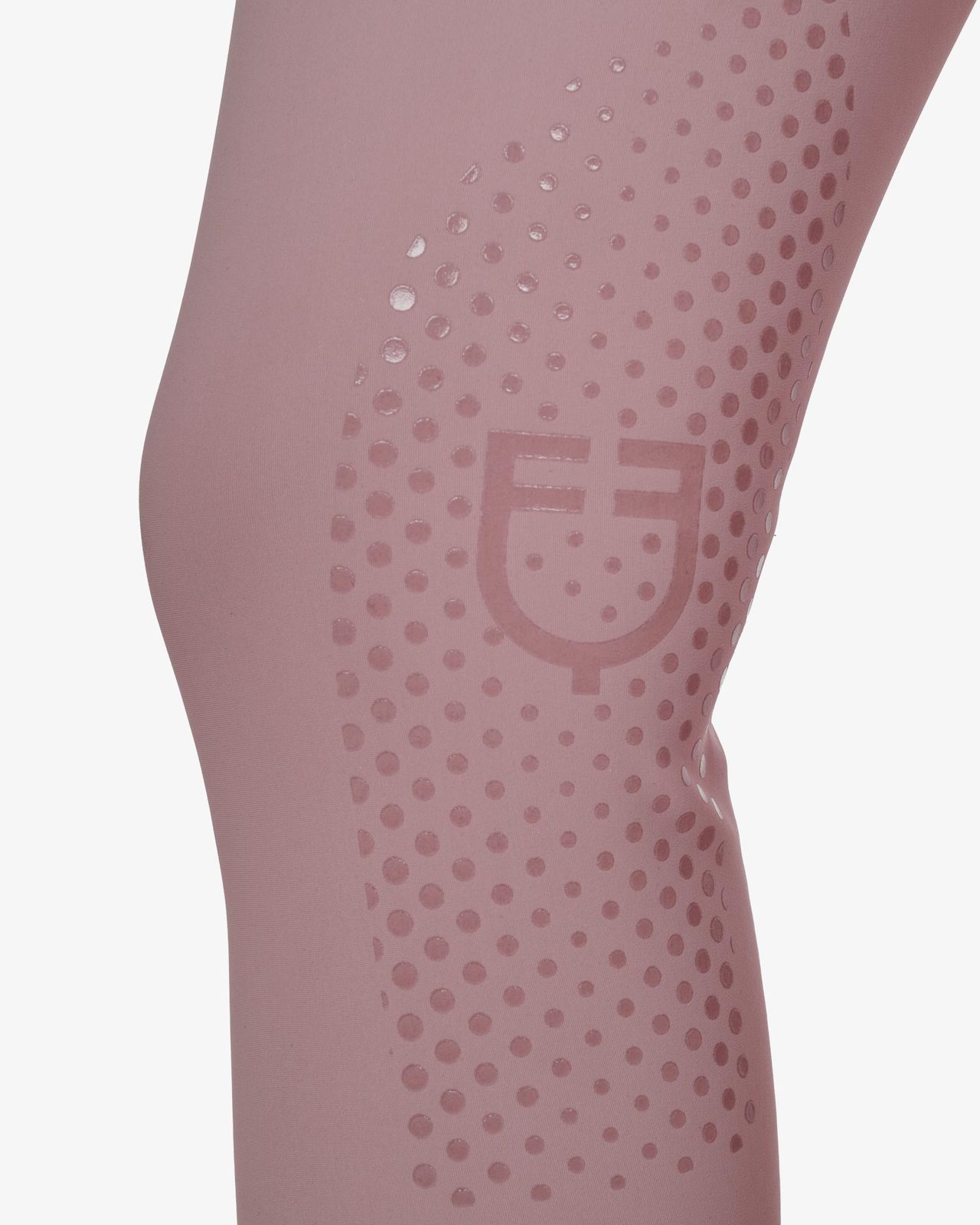 Women's high-waisted breeches with rhinestone logo