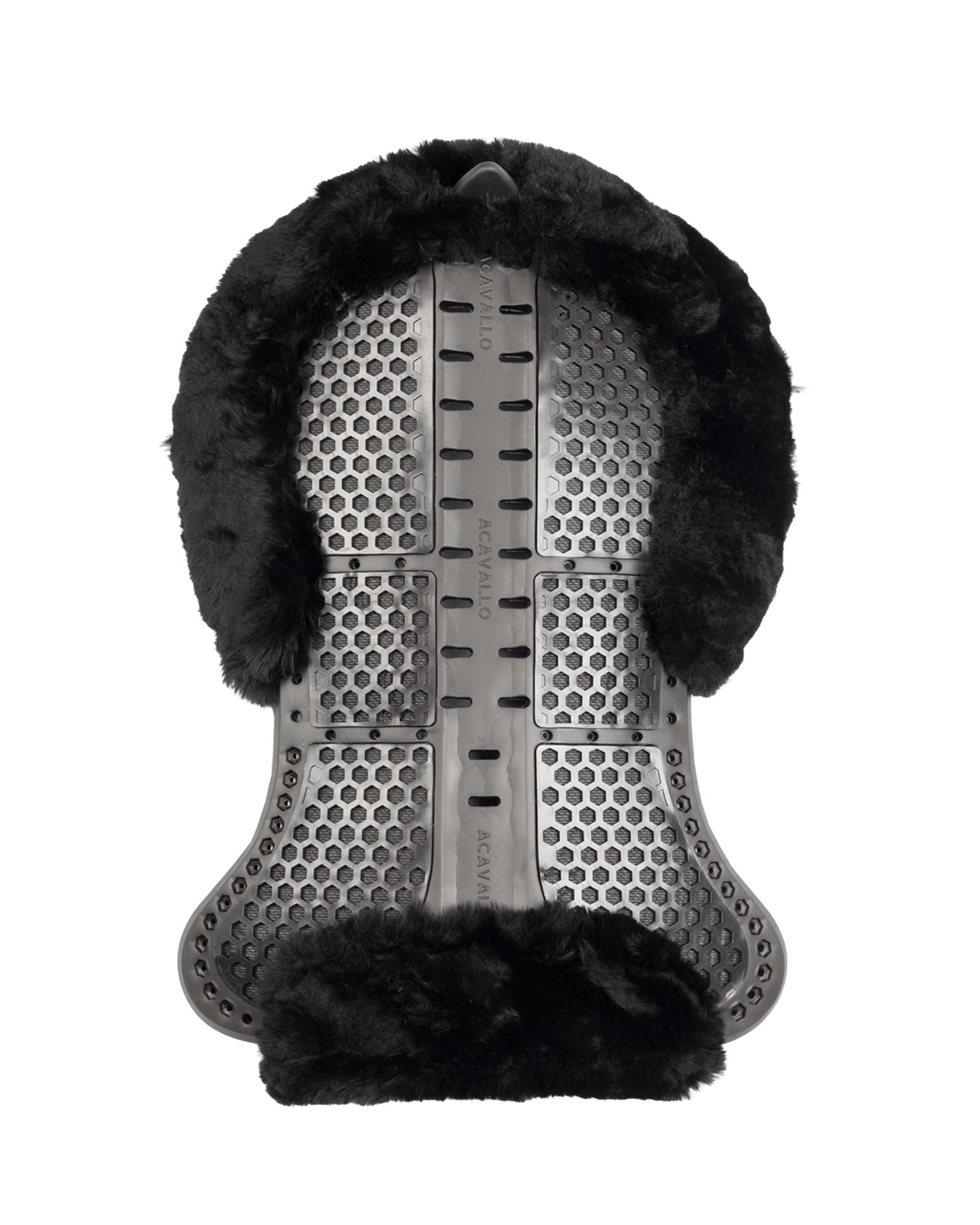 Acavallo® Piuma Aero Balance gel pad in EVA and cut-out sheepskin. Practical, lightweight, and functional.