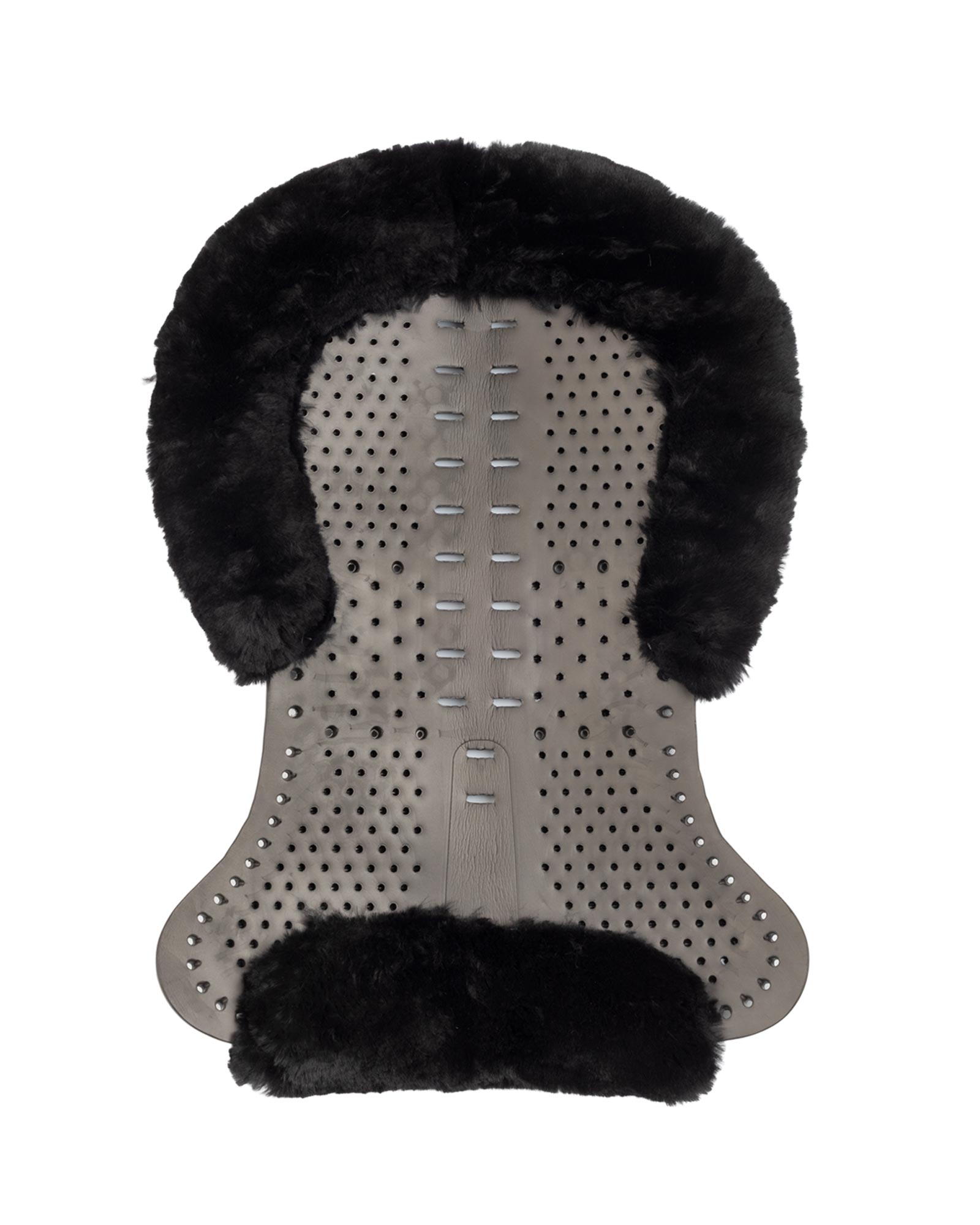 Acavallo® Piuma Aero Balance gel pad in EVA and cut-out sheepskin. Practical, lightweight, and functional.
