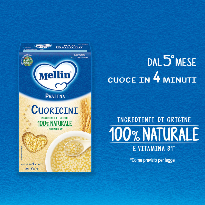 Mellin - Cuoricini Confezione da 320g