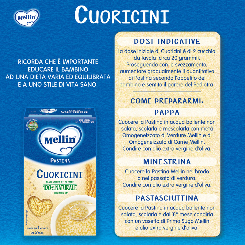Mellin - Cuoricini Confezione da 320g