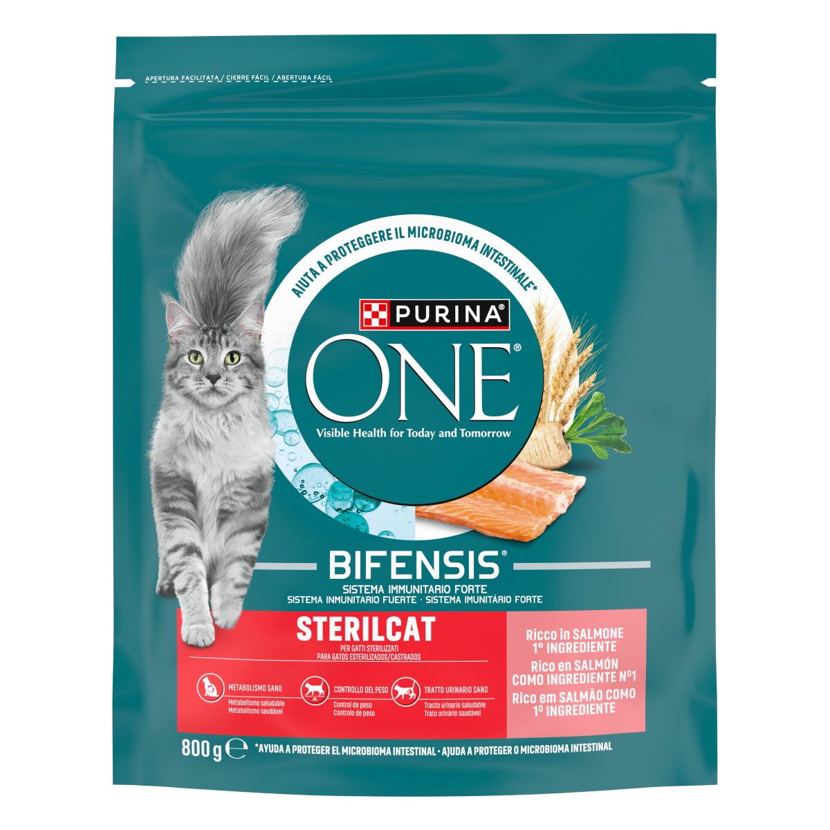 PURINA ONE® Sterilcat, Ricco in&nbsp;Salmone