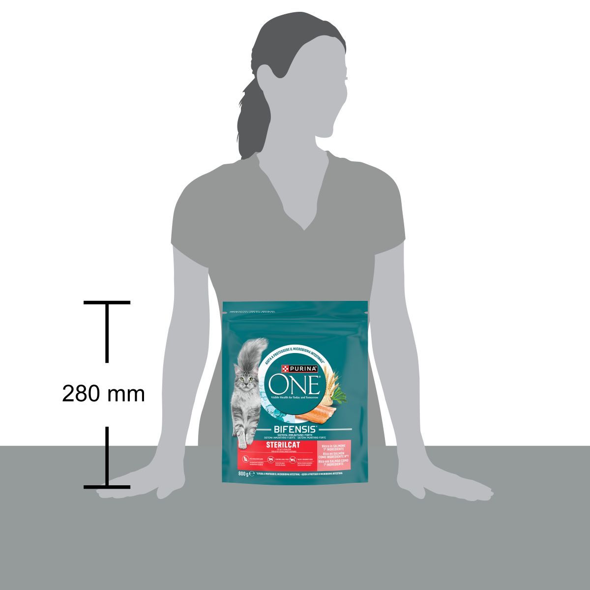 PURINA ONE® Sterilcat, Ricco in&nbsp;Salmone