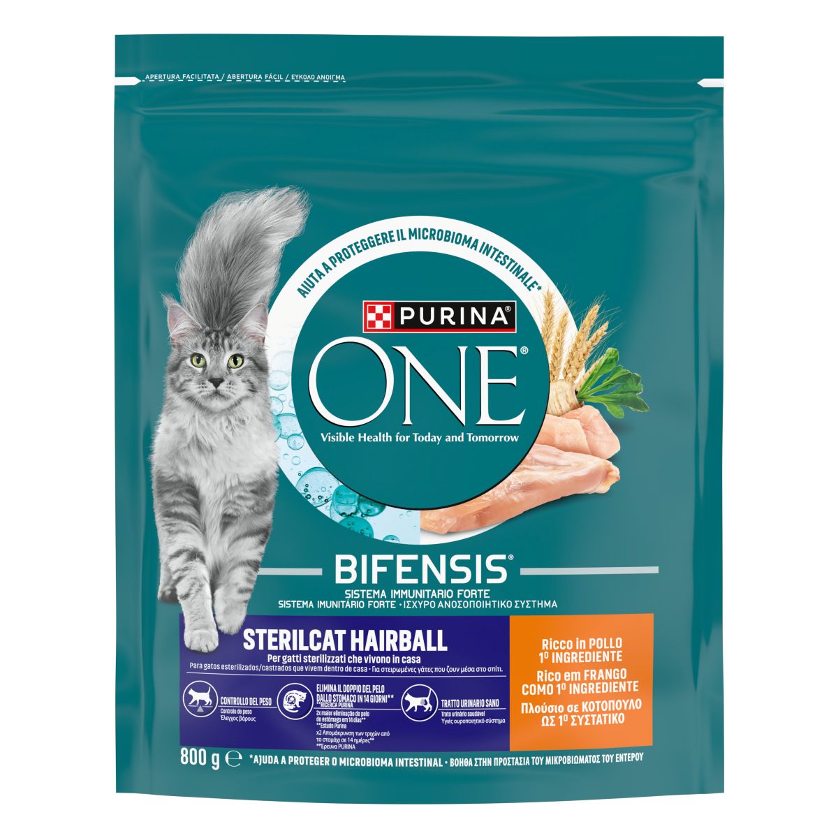 PURINA ONE® Sterilcat Hairball, Ricco in Pollo