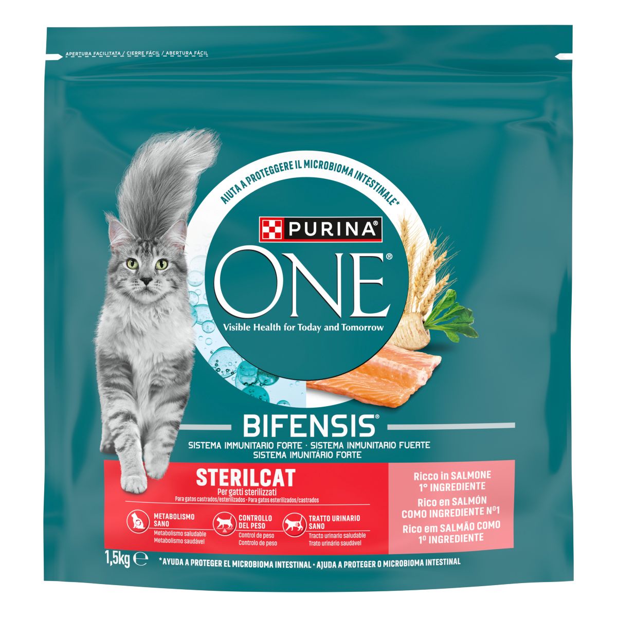 PURINA ONE® Sterilcat, Ricco in&nbsp;Salmone